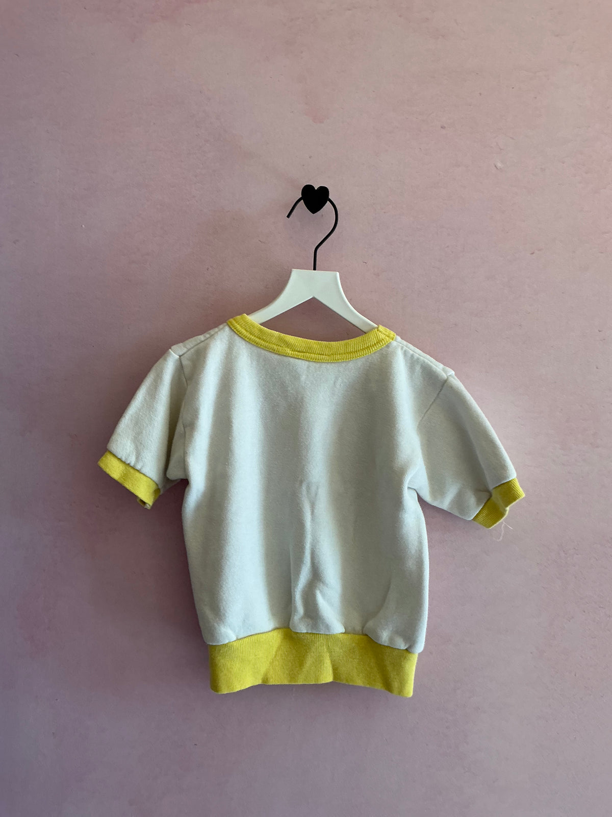 Vintage Sesame Street Big Bird Short Sleeve Sweatshirt