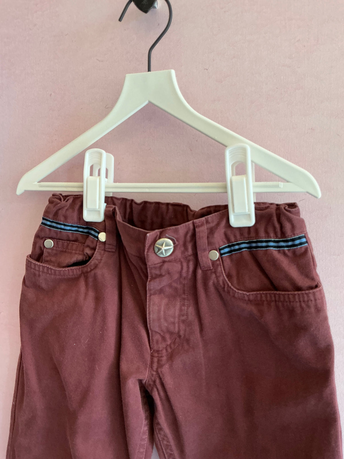 Petit Lucette Paris Burgundy Pants / 6