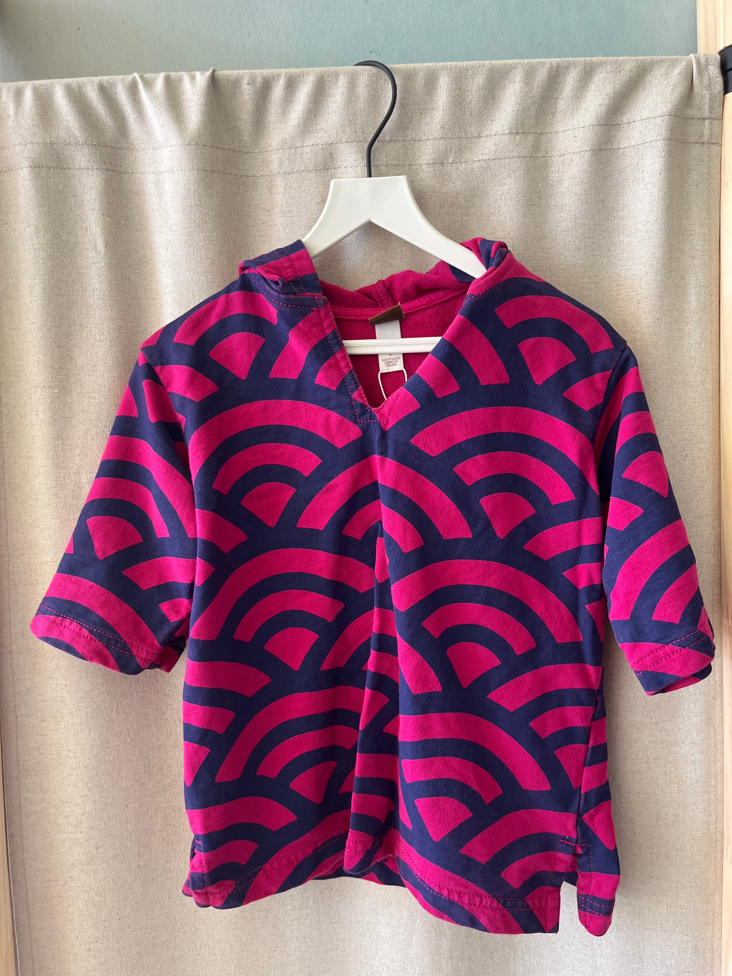 tea Hot Pink Blue Swirl sweatshirt / 2