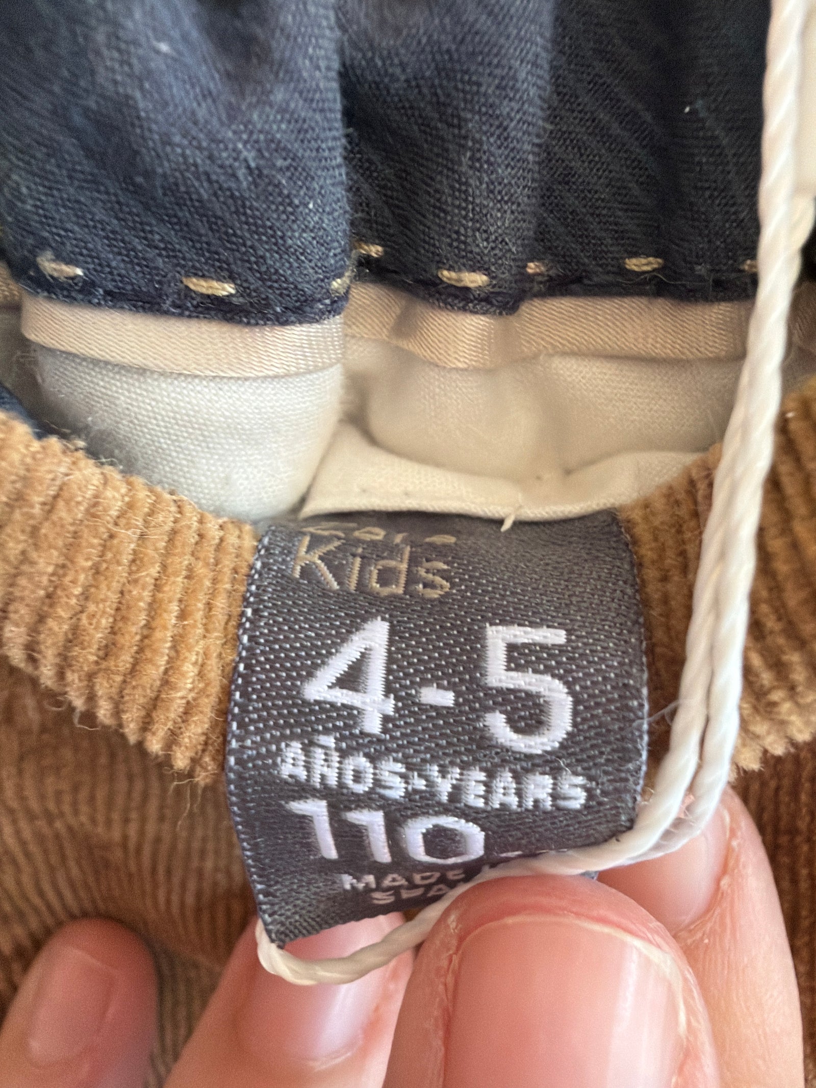 Zara (Europe) Chestnut Sailor Pants / 4-5