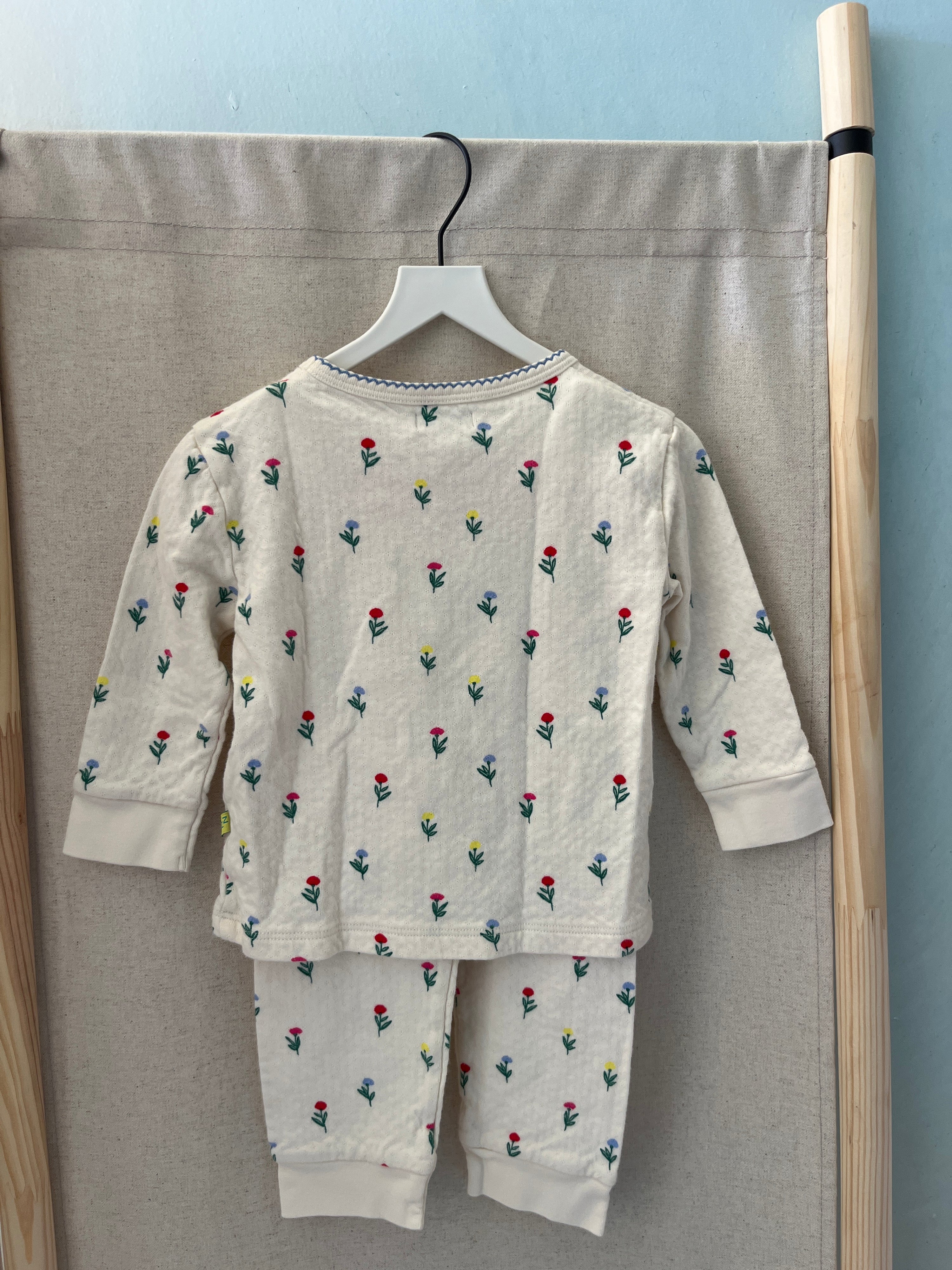 Cozy Land Pointelle Tulips 2 Piece Set / 3