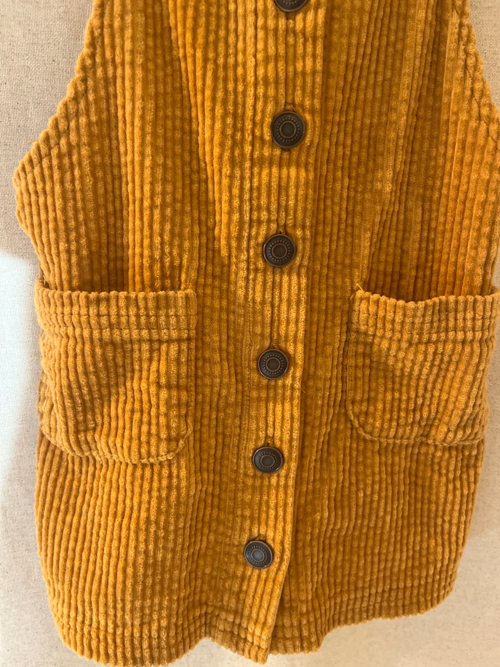 Max Studio Umber Cord Pinafore Dress / 2T