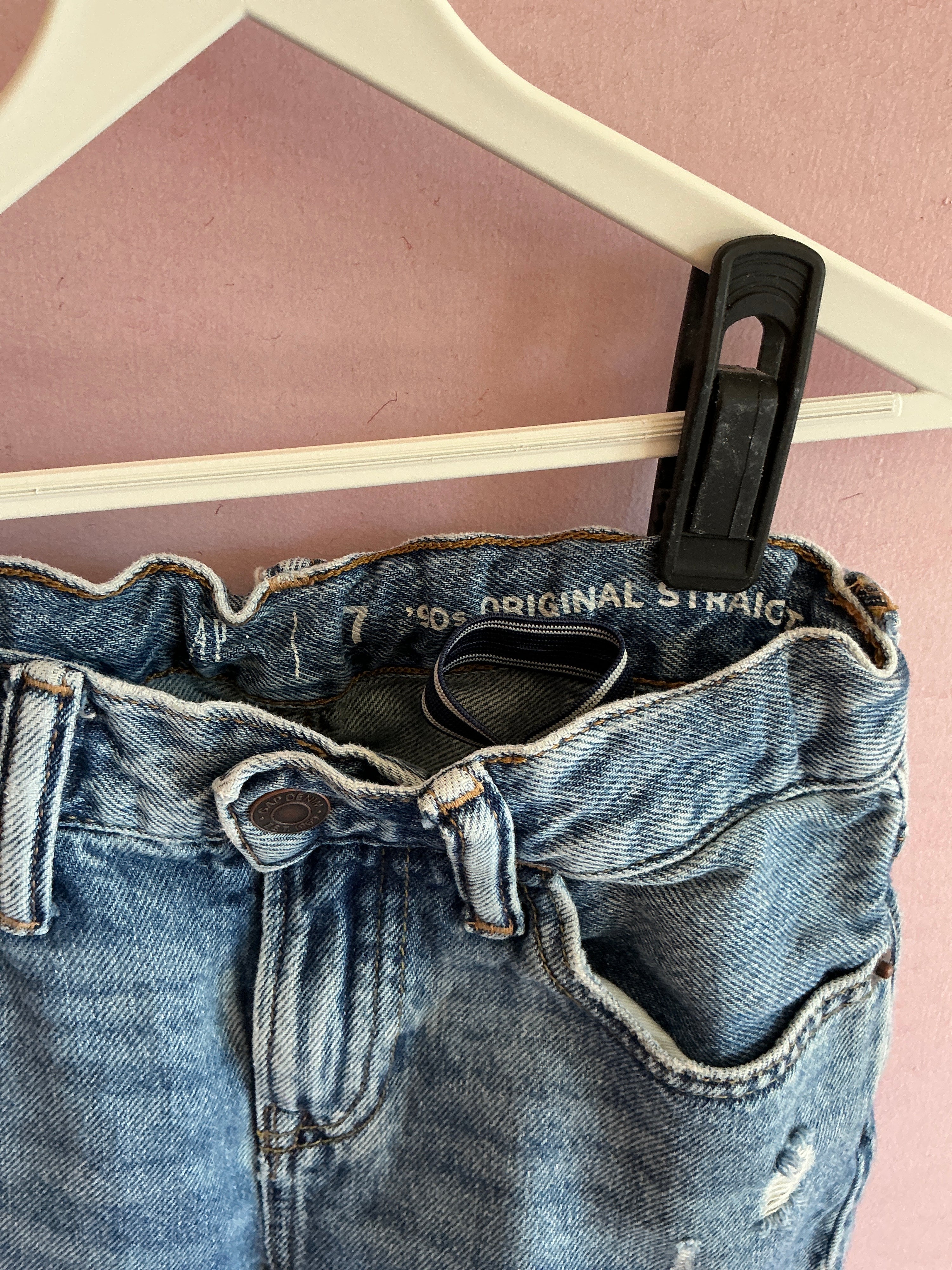 gap Ripped 90s original straight Jeans / 7