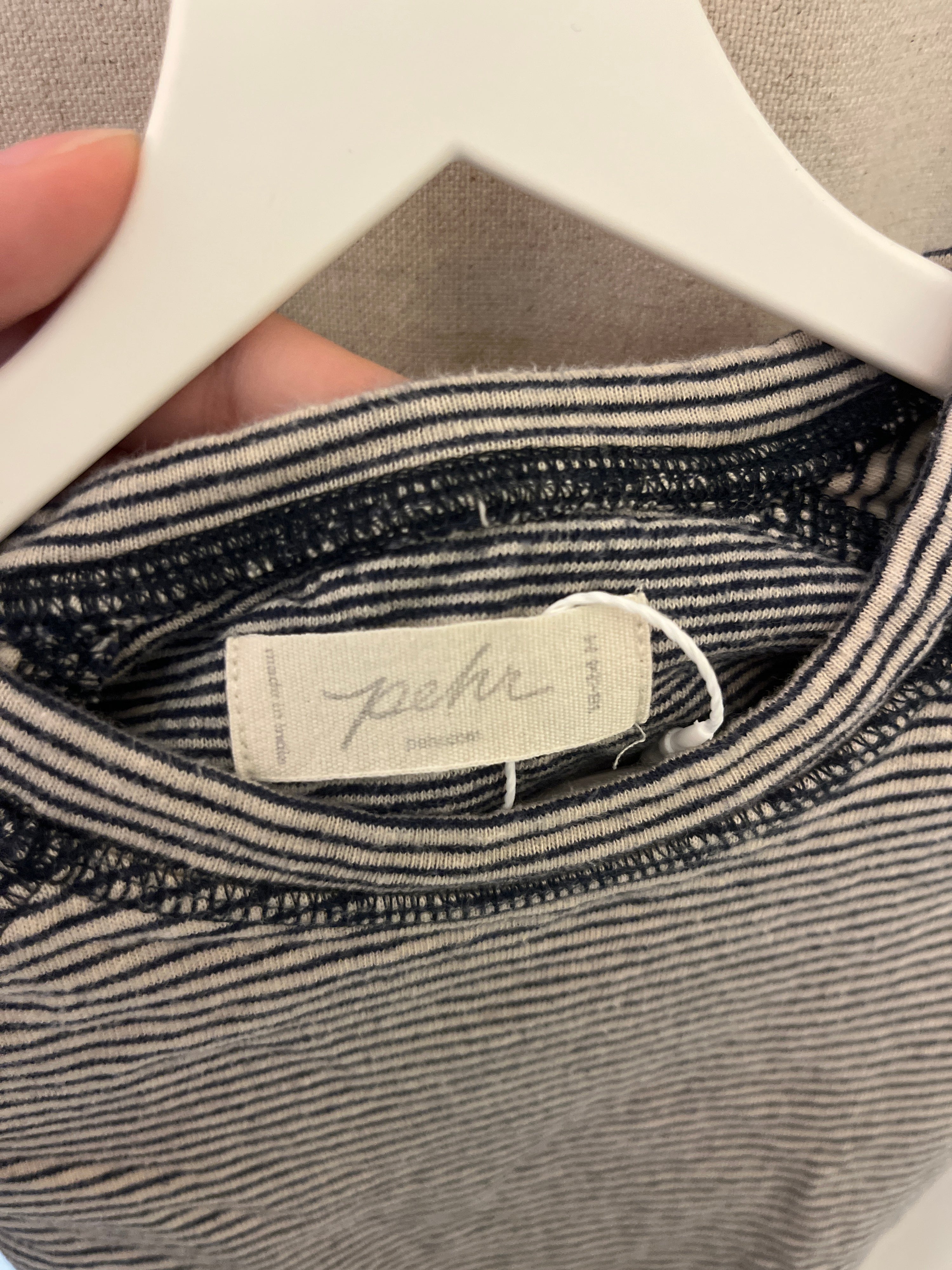 Pehr Navy Stripe Sweater / 9-12 months