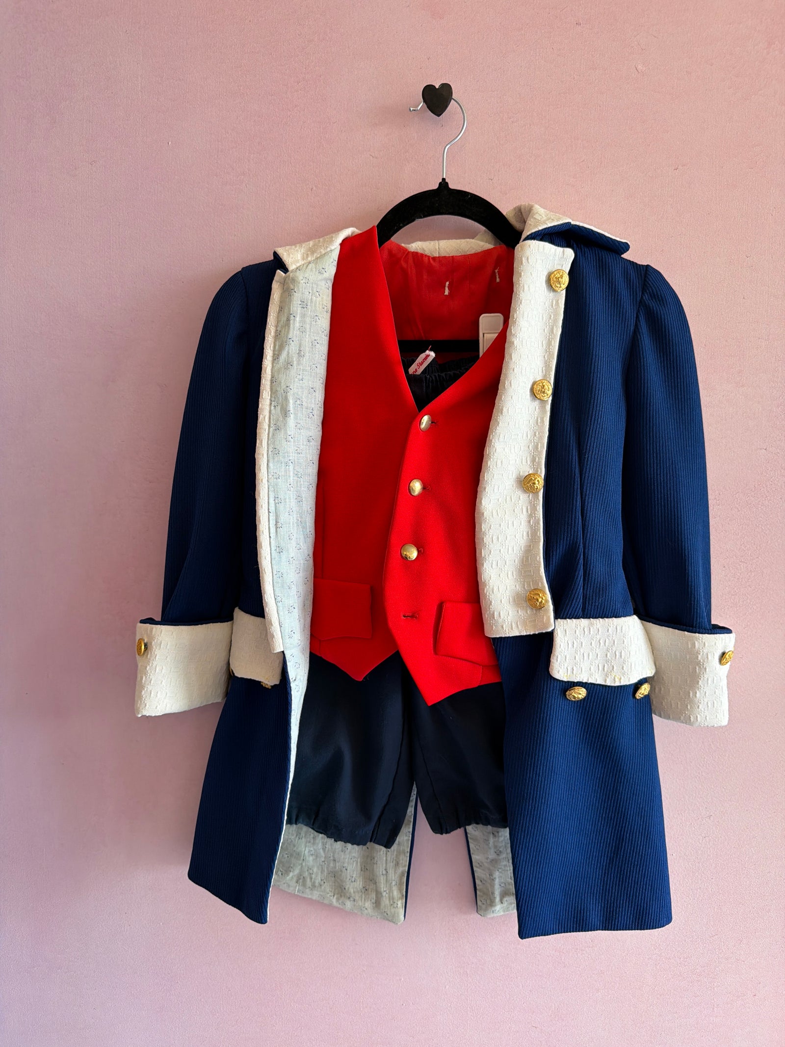Vintage Kids George Washington Colonial Costume Set / 4T