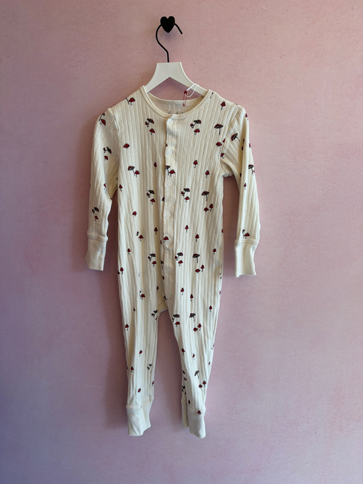 Fin + Vince Mushroom Romper / 4-5 (play condition)