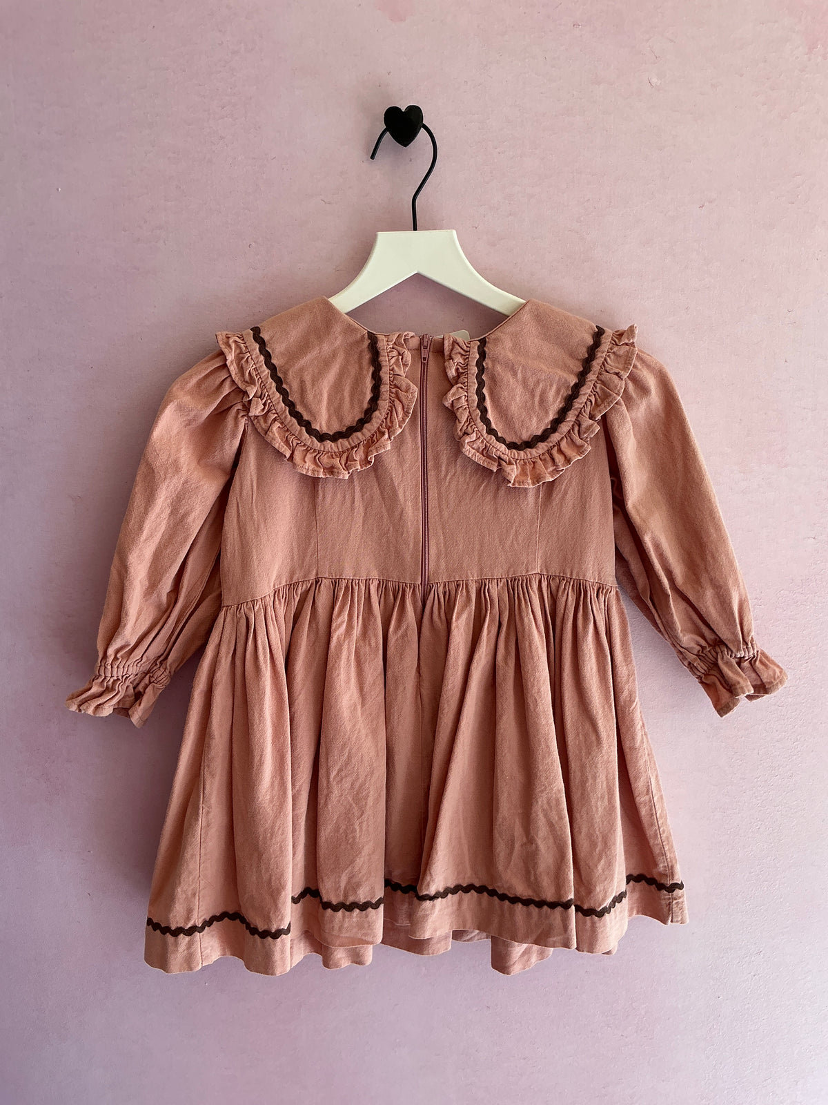 Noble Rosey Bib Ric Rac Dress / 2-3 years