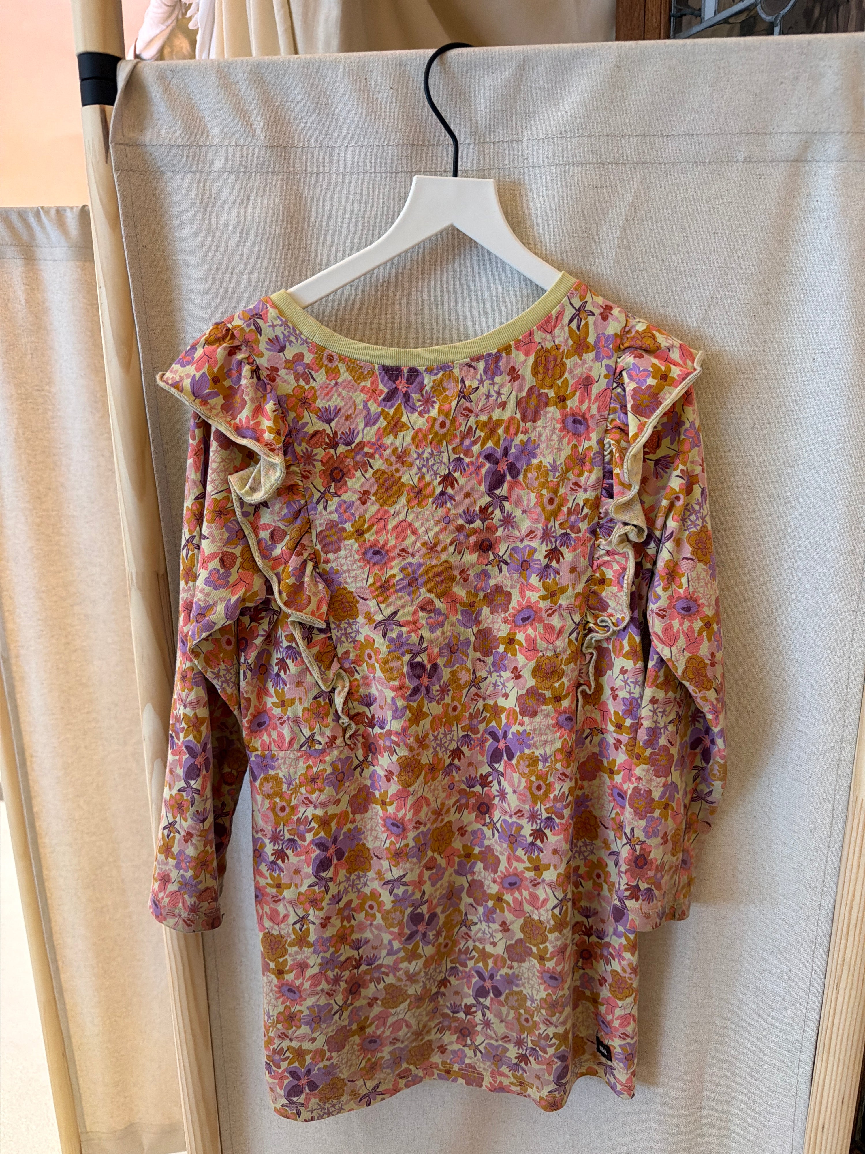 Tea Peach Purple Garden Dress / 5