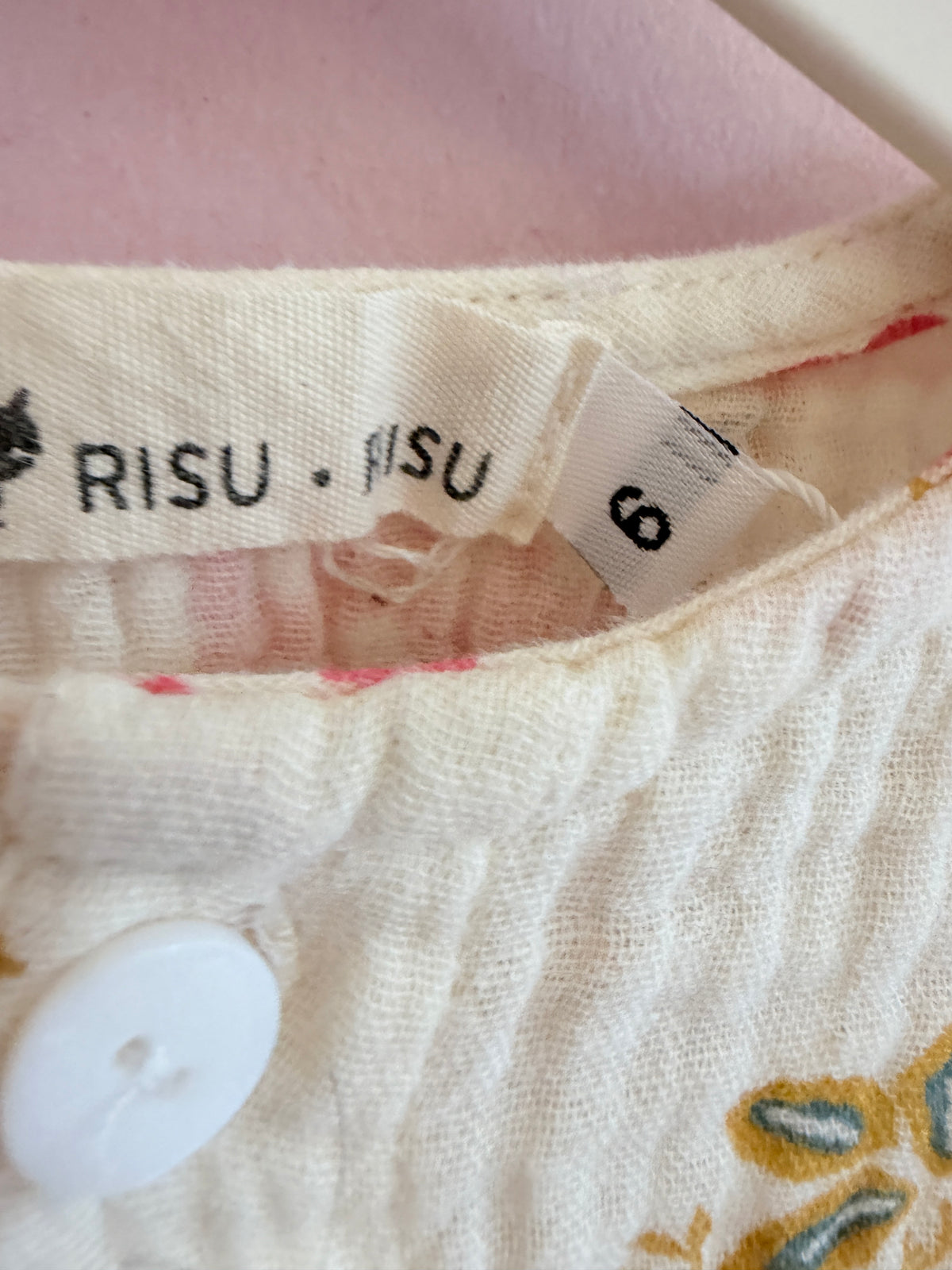 Risu Risu Muslin Floral Romper / 6-12 months