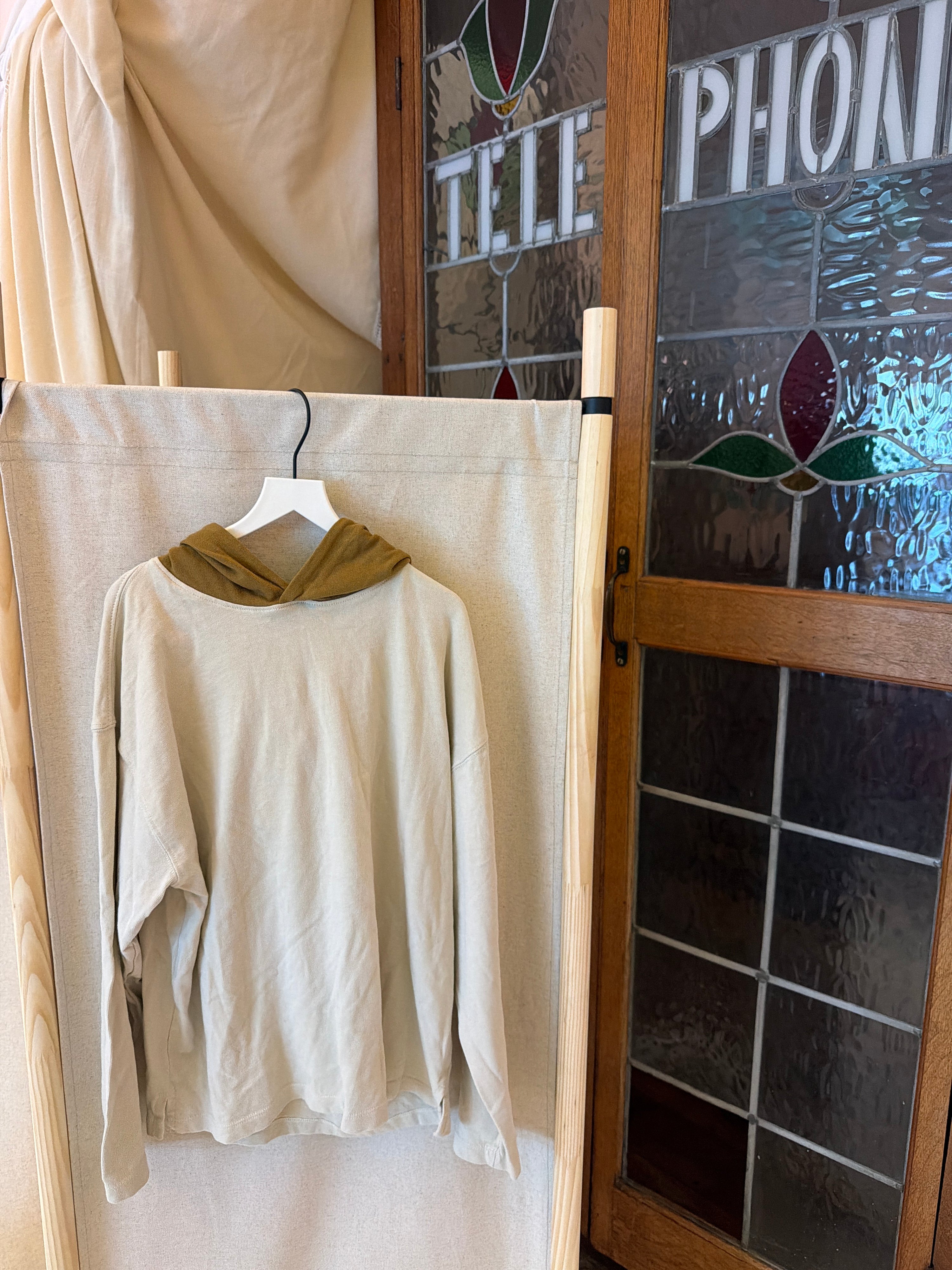 Zara Beige Two Tone Sweatshirt / 10