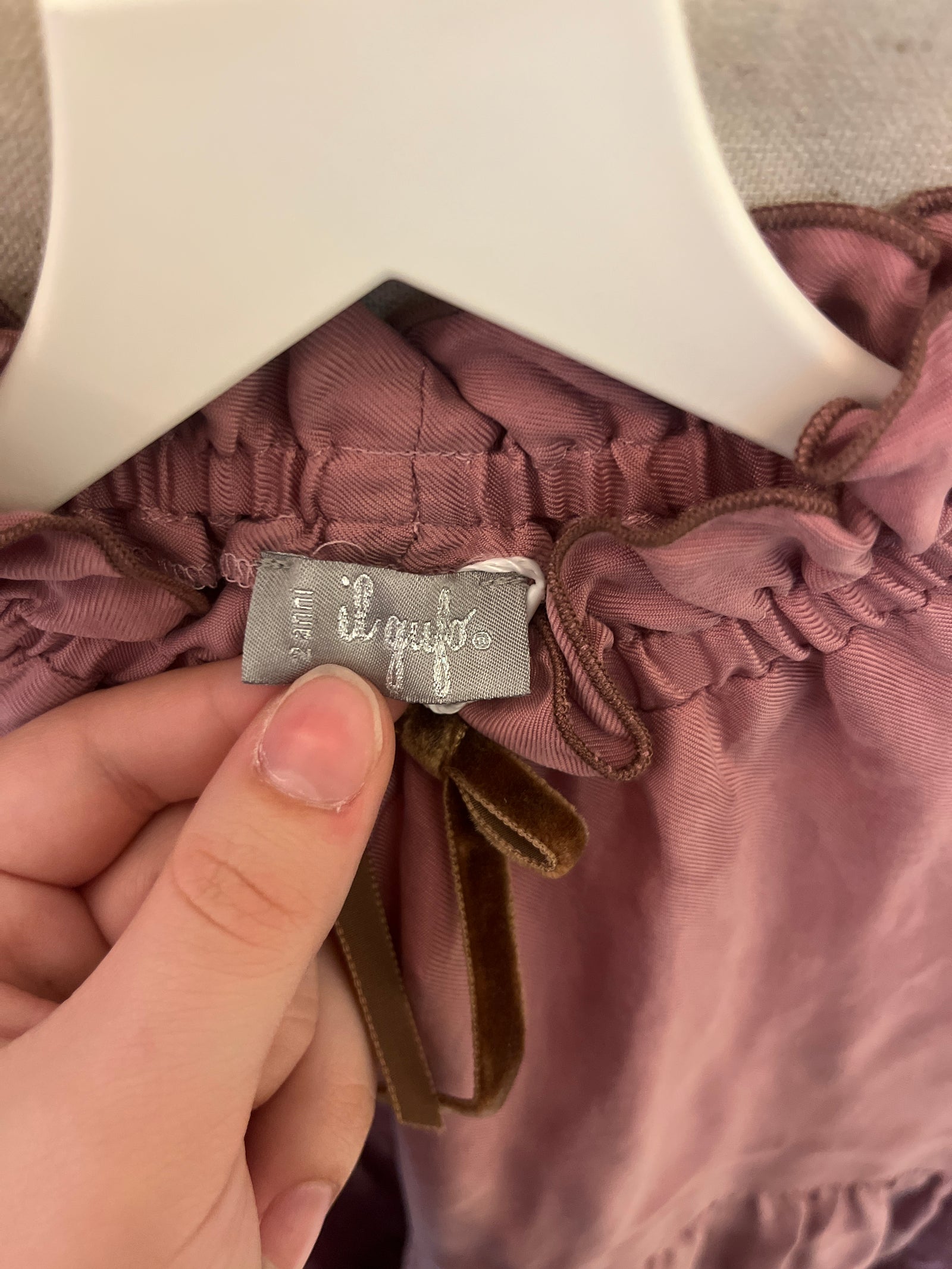 Il Gufo Pink High Neck Dress / 2