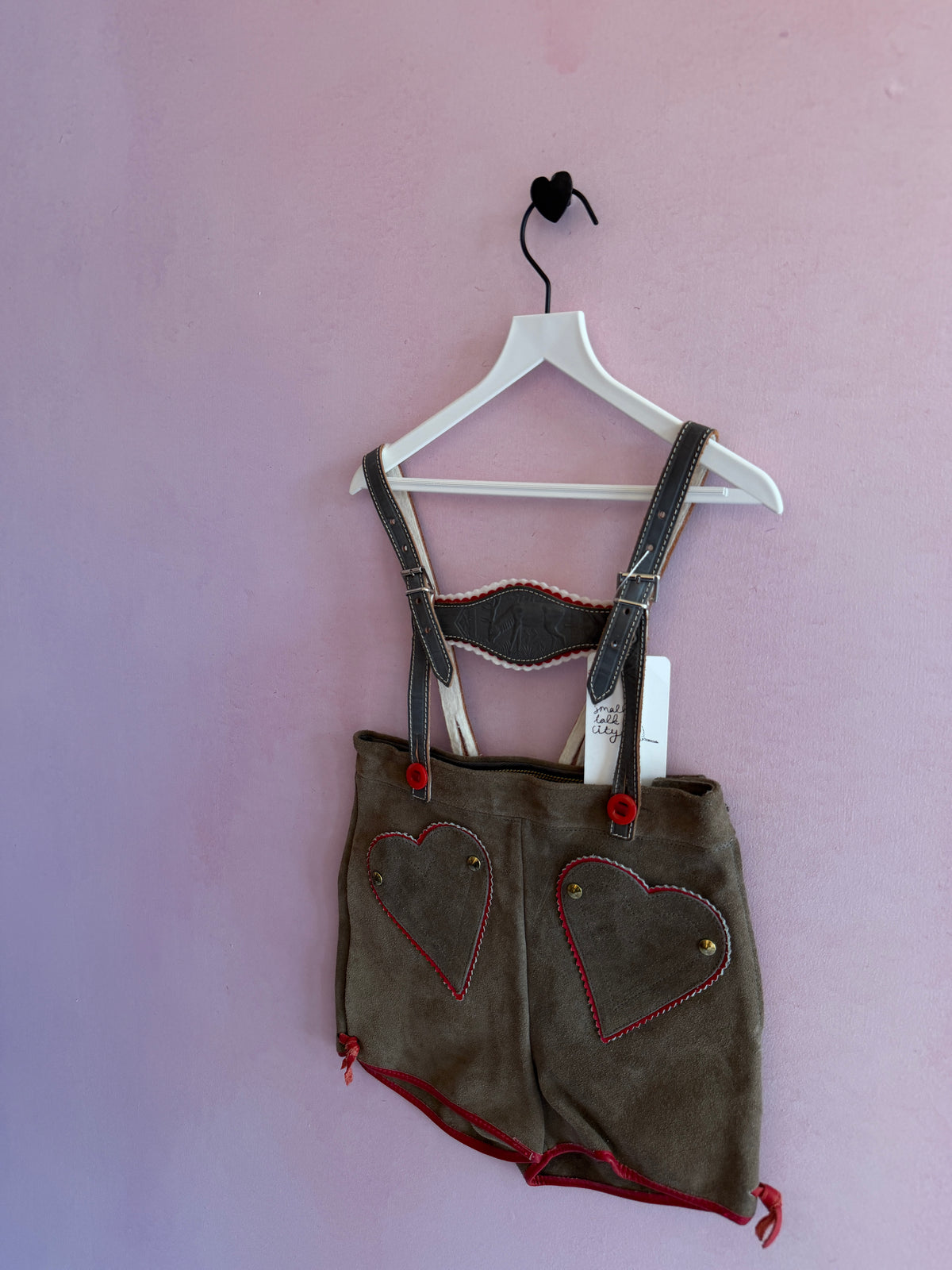 vintage Heart Lederhosen / Youth Small