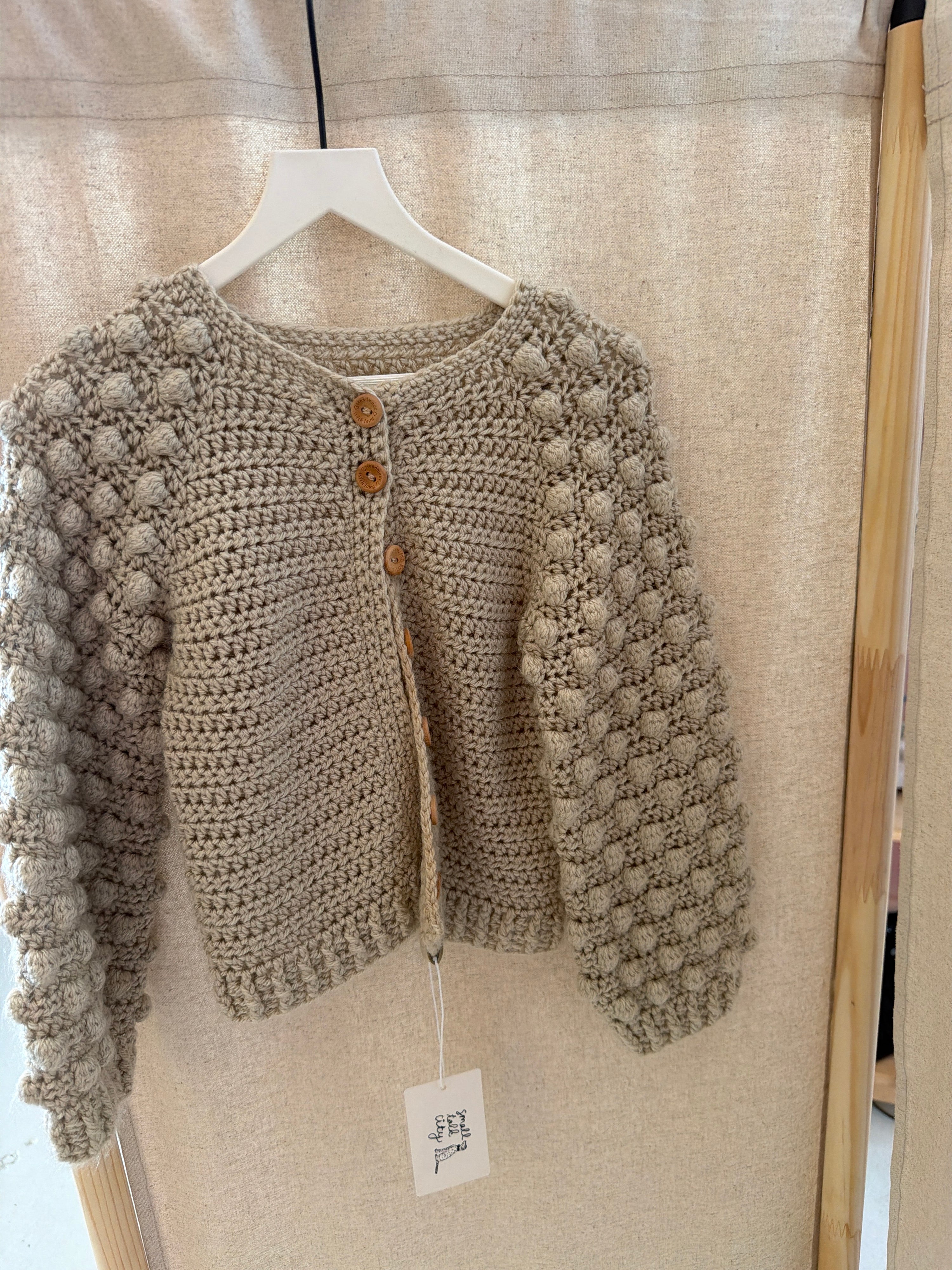 Three Little Birds Beige Sweater / 3-4 Years
