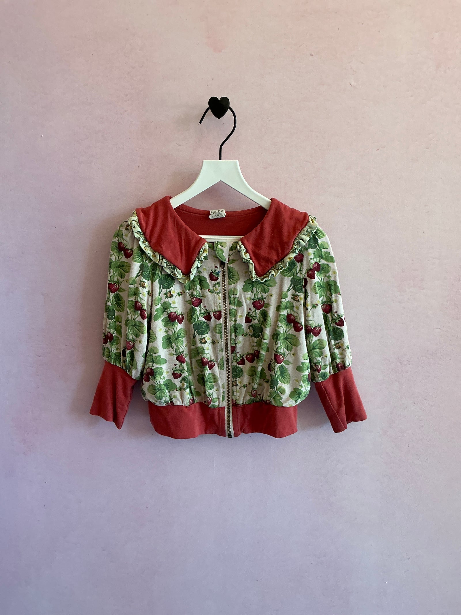 Kate Quinn Organics Strawberry Patch Jacket / 18-24 months