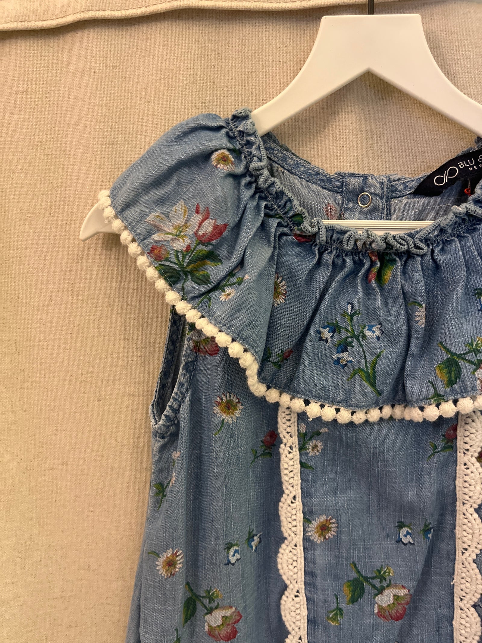 Blu & Blue New York Painted Flowers Dress / 4T