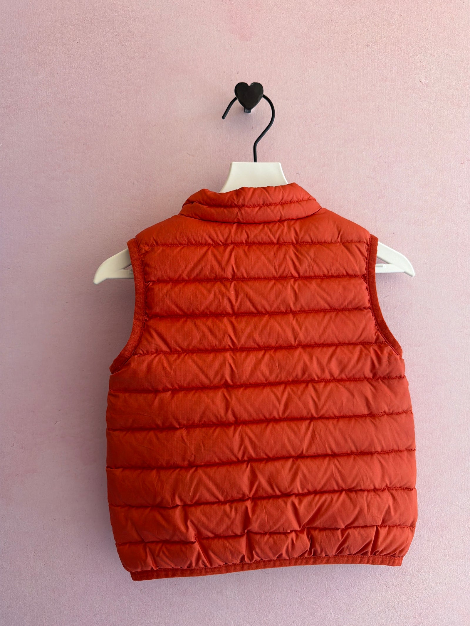 Patagonia Red Orange puff vest / 6-12 months