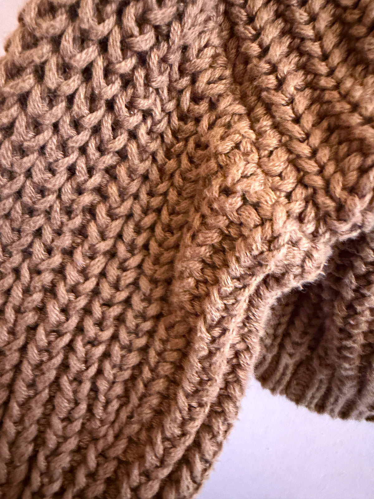 The Simple Folk Brown Chunky Knit Cardigan / 0-3 months