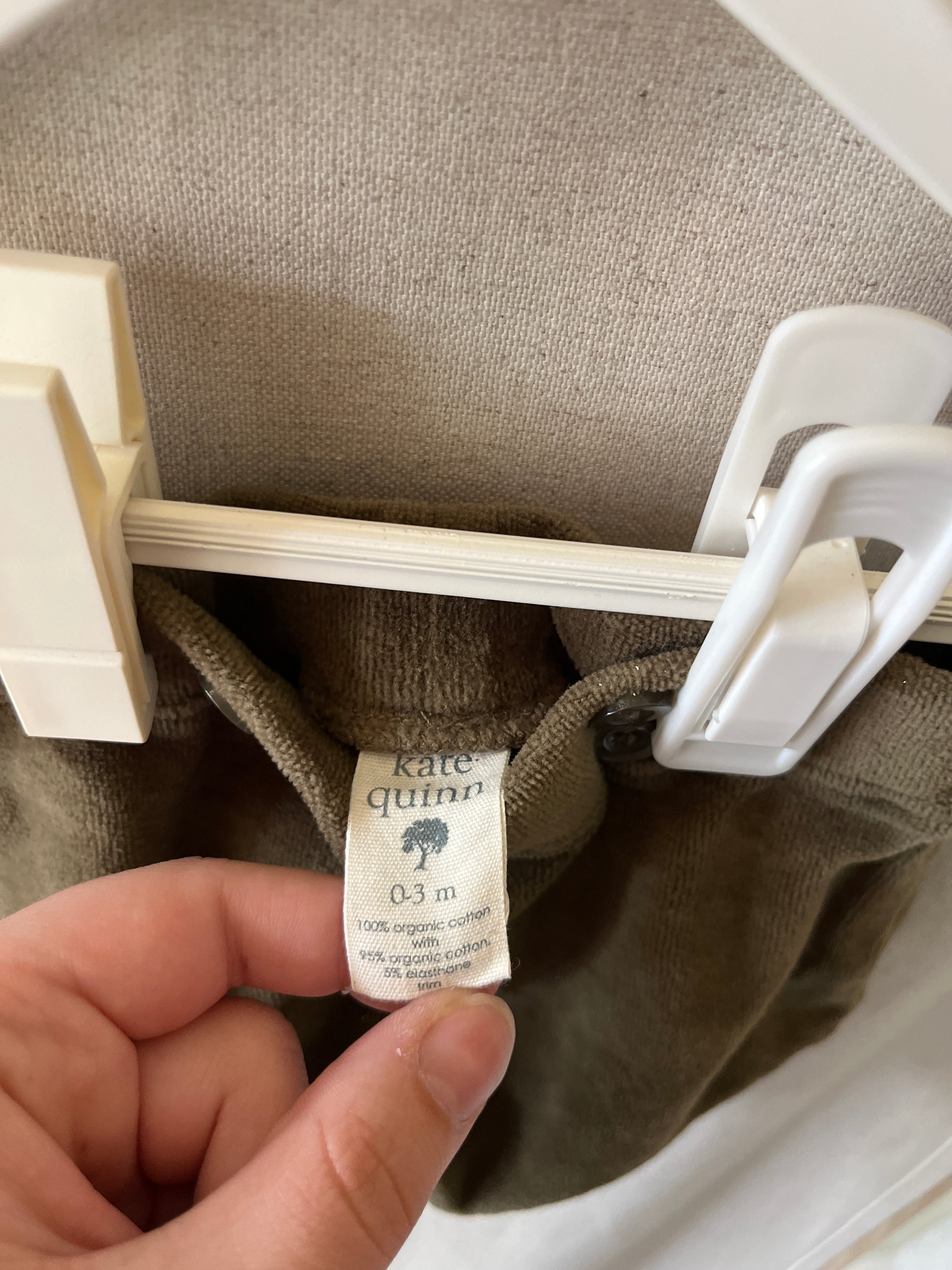 Kate Quinn Organics Olive Bonnet Bloomer Set / 0-3 months