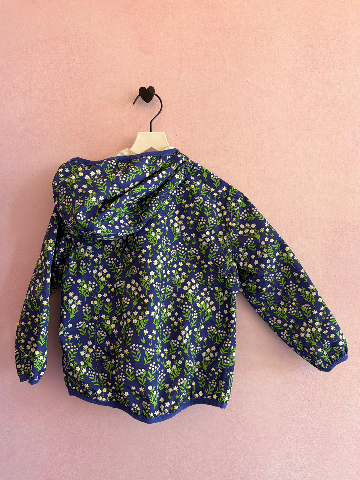 Mini Boden Daisy Flower Raincoat / 2-3