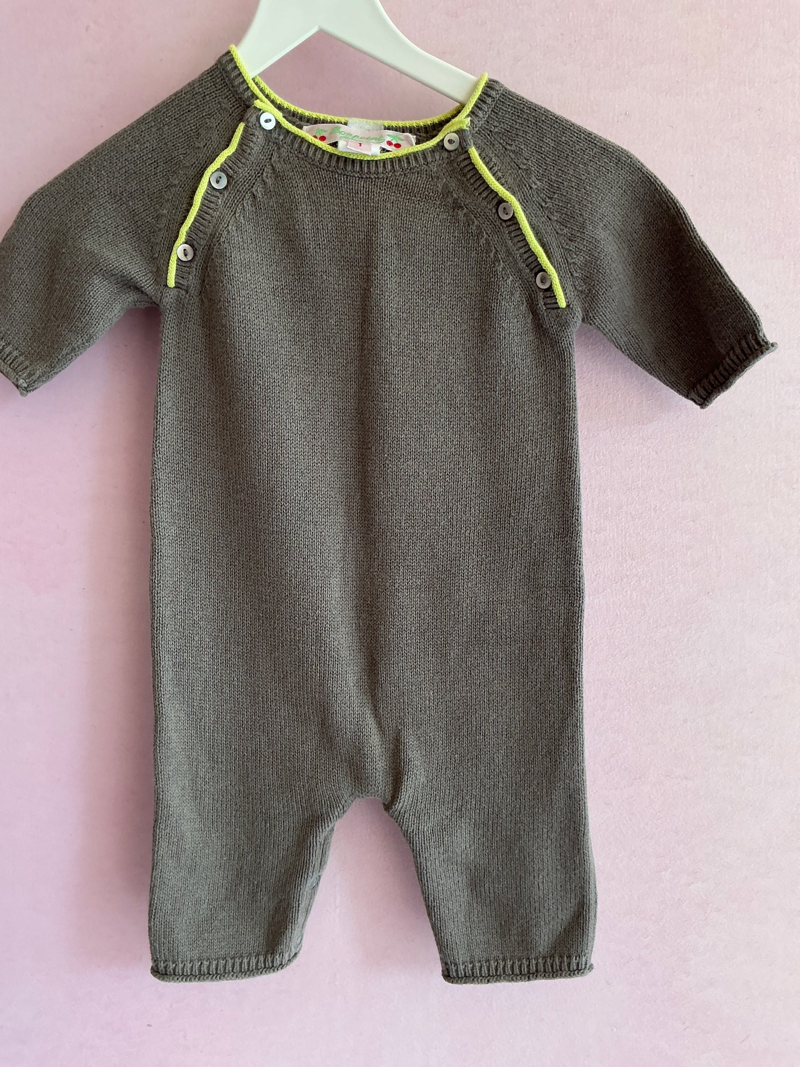 bonpoint Gray Romper / 1