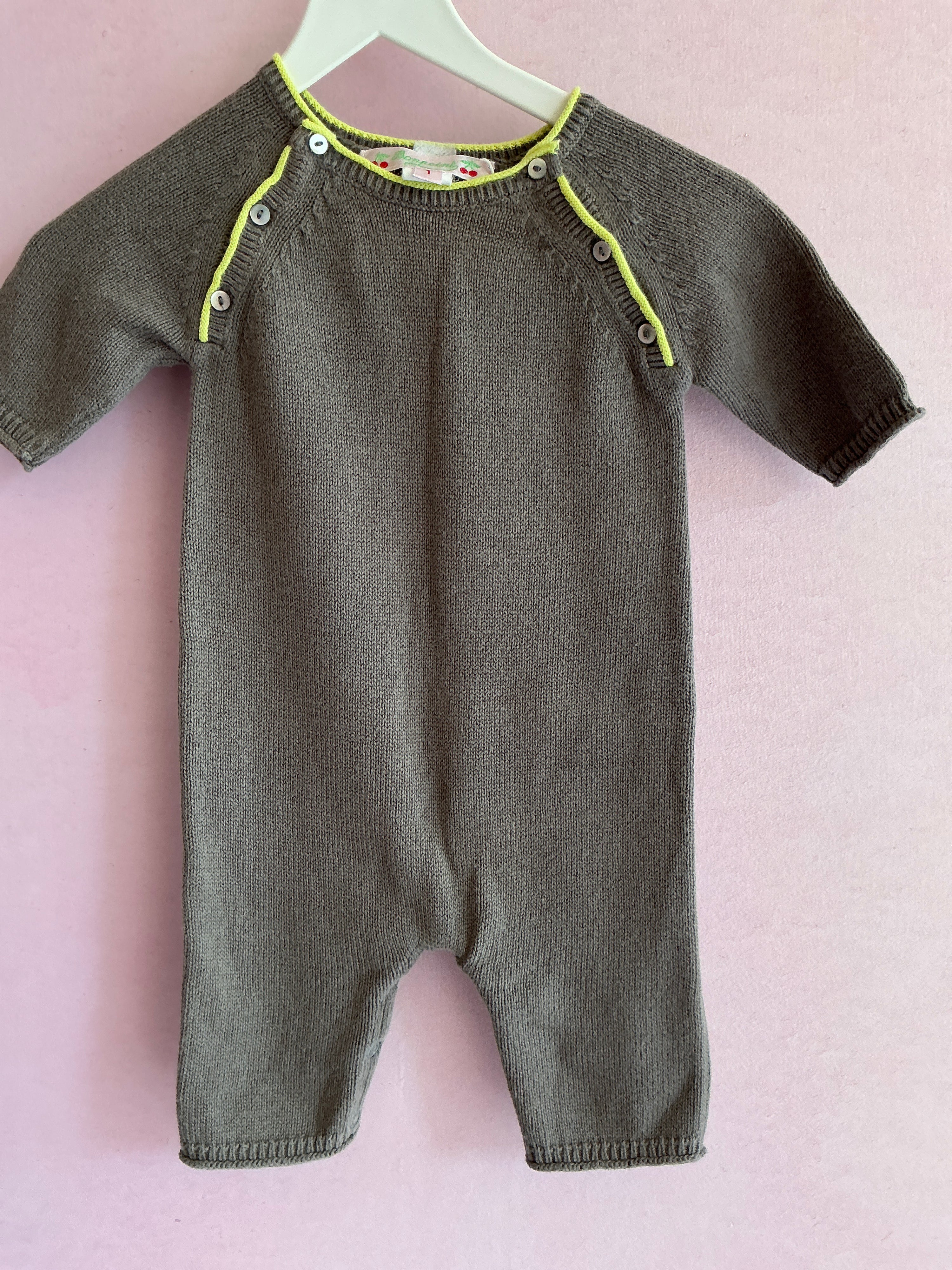bonpoint Gray Romper / 1