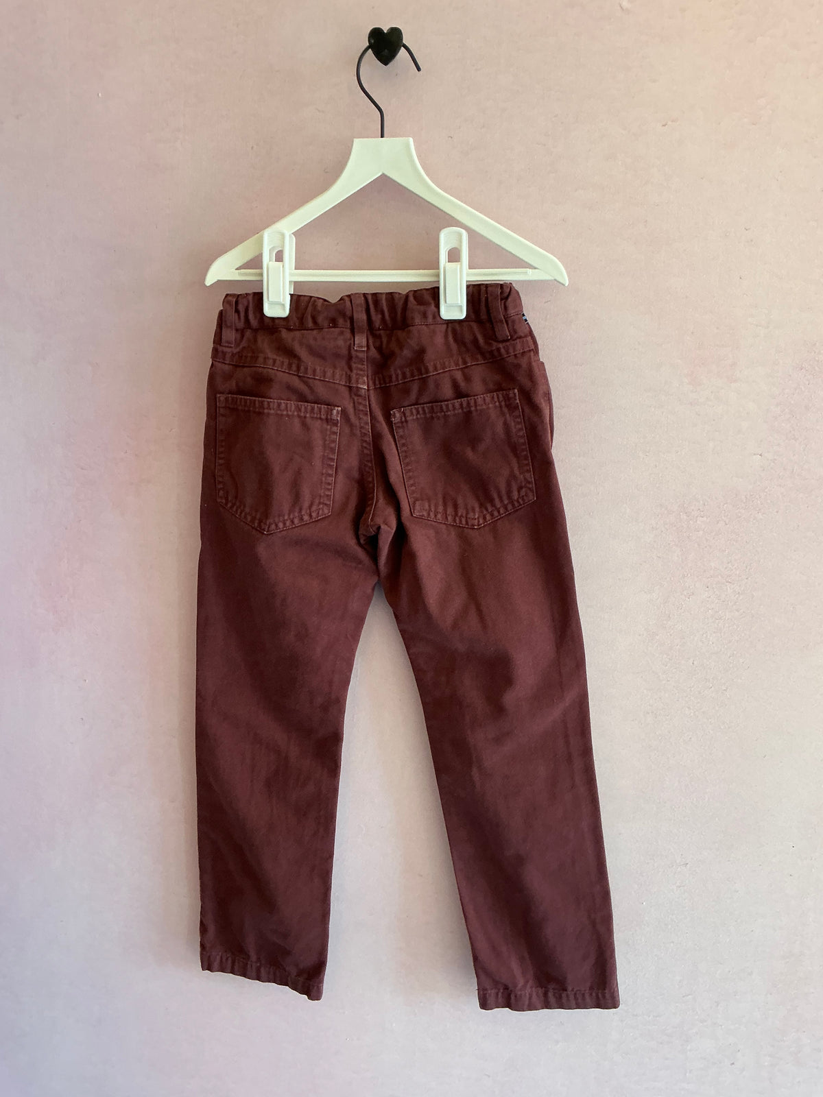 Petit Lucette Paris Burgundy Pants / 6