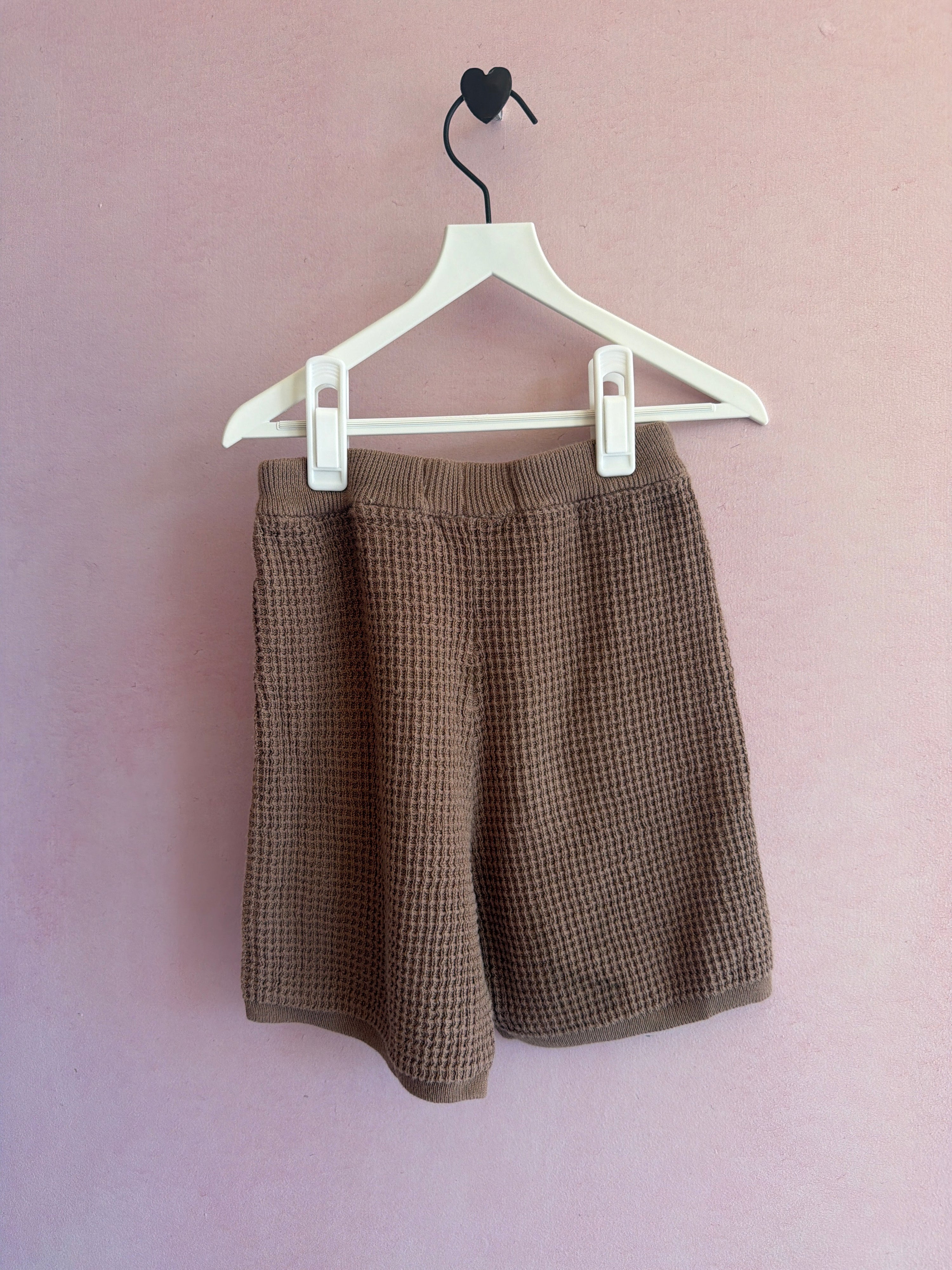 zara waffle knit shorts / 5 (play condition)