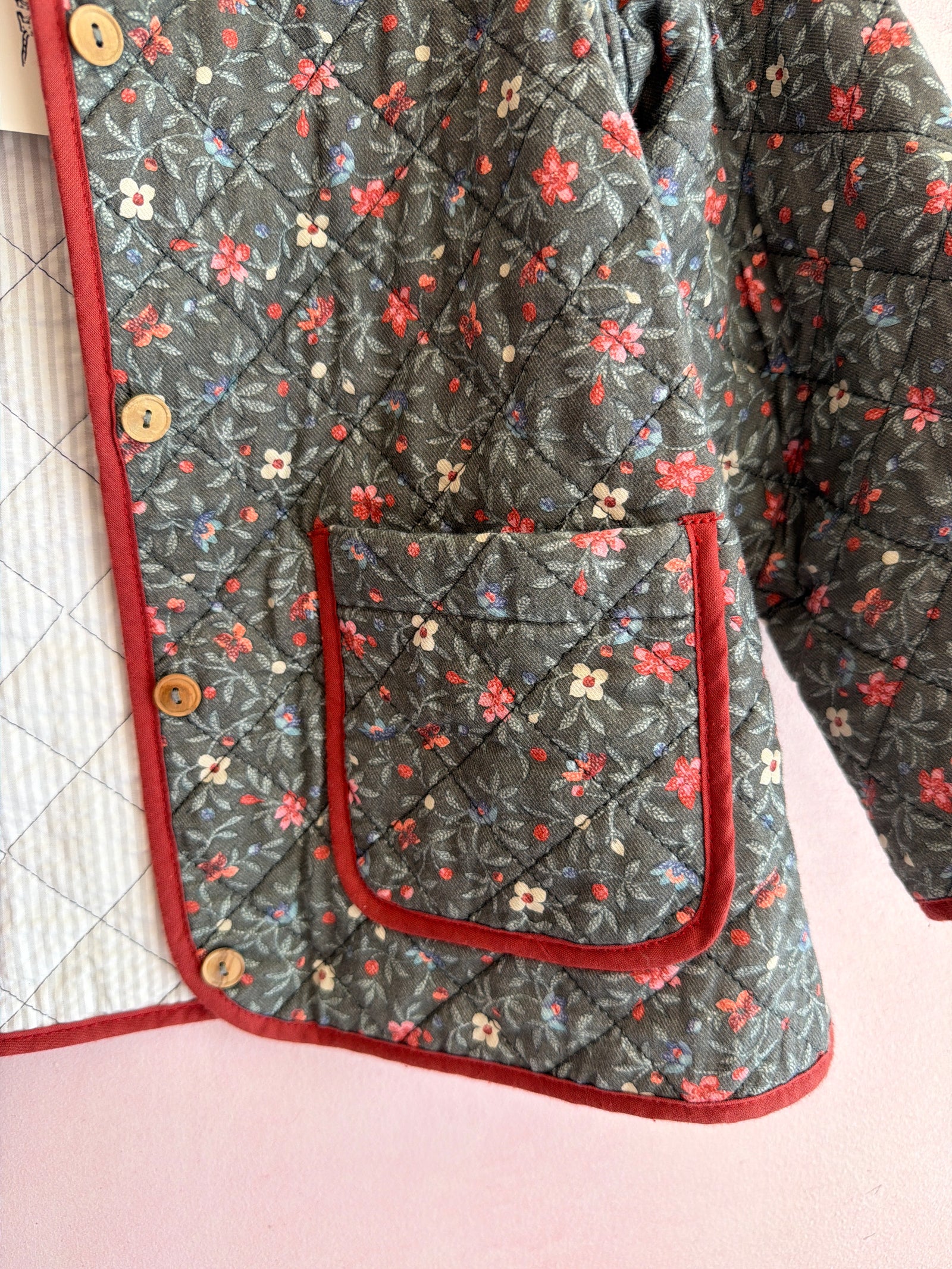La Coqueta Floral Quilted Jacket / 6