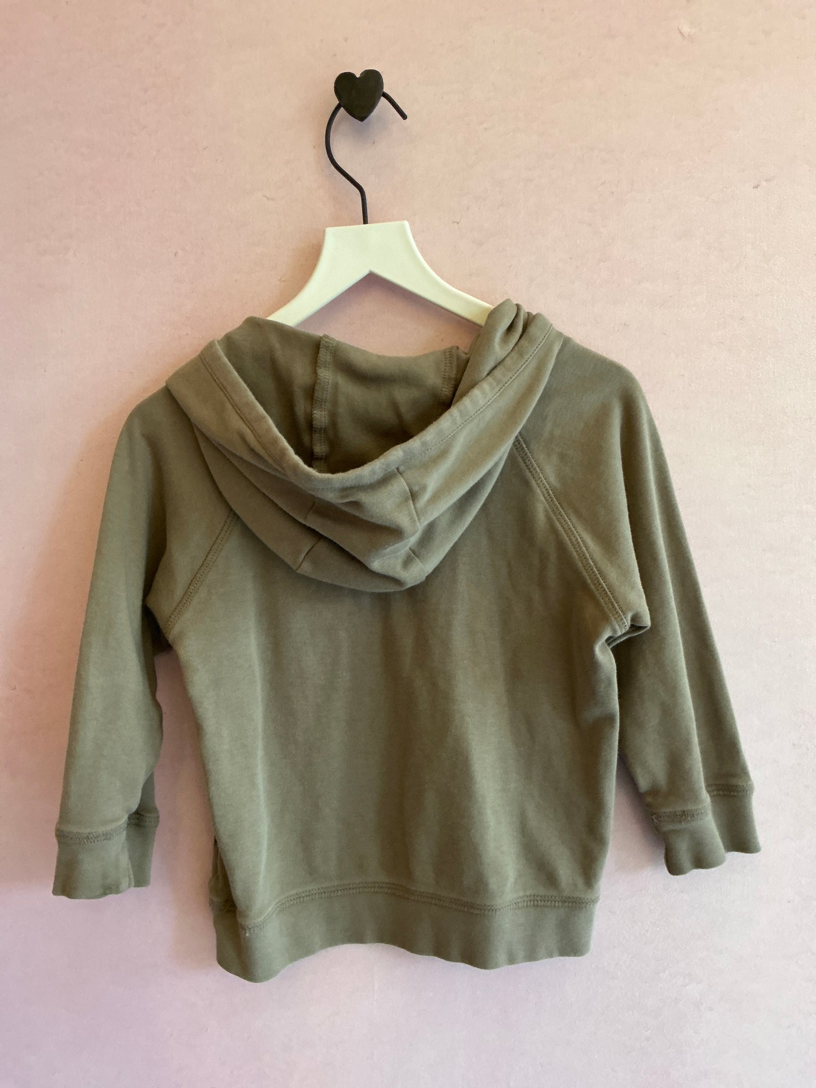 PJ Funny Bunny x colored organics Taupe/Khaki Sweatshirt / 2-3T