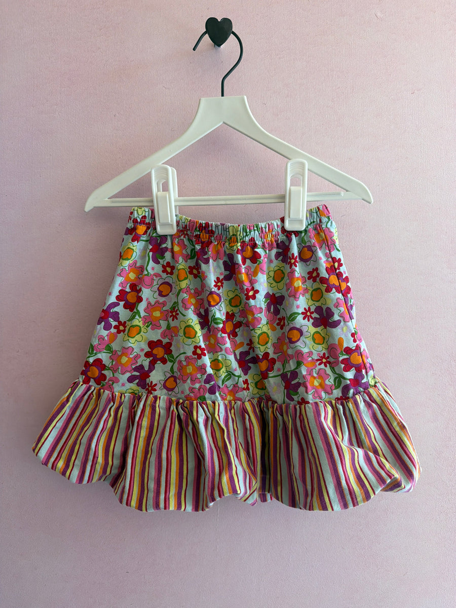 Hanna Andersson Bright florals with ruffles Skirt / 110 (US 5)