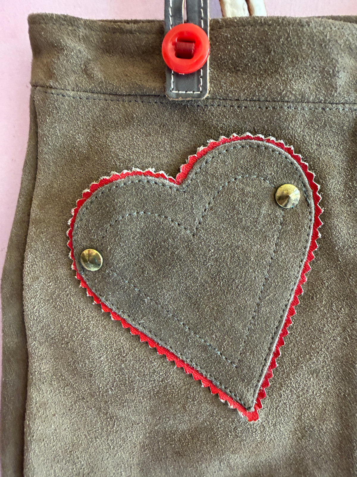 vintage Heart Lederhosen / Youth Small