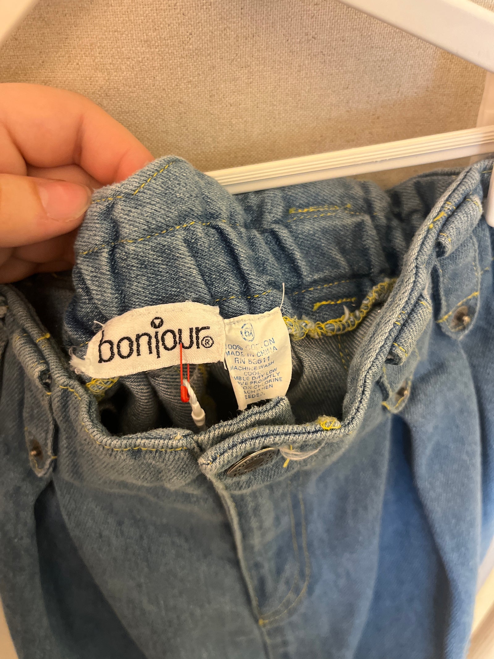 vintage french denim skirt / 6