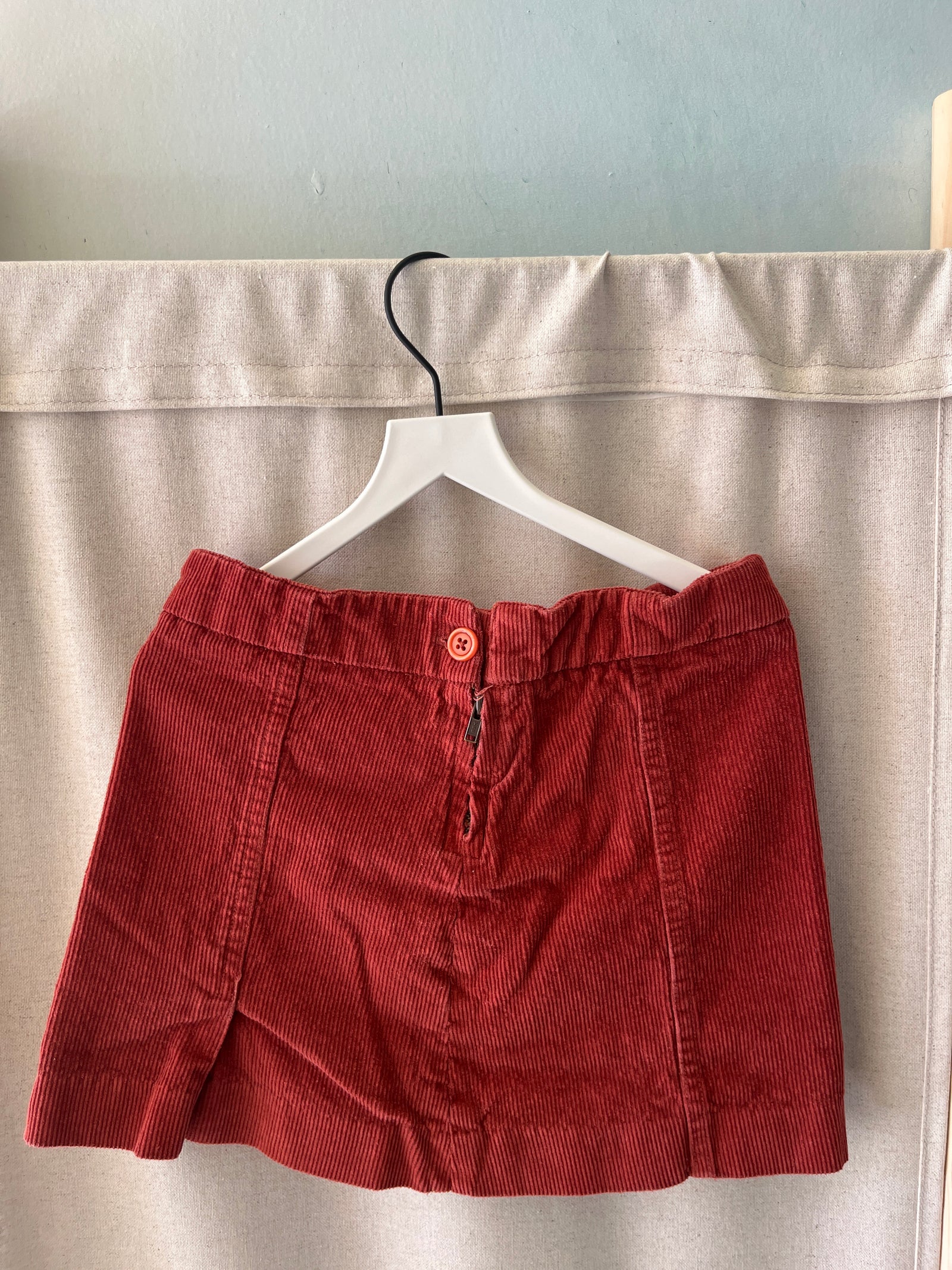 acanthe Rust Cord Skirt / 8