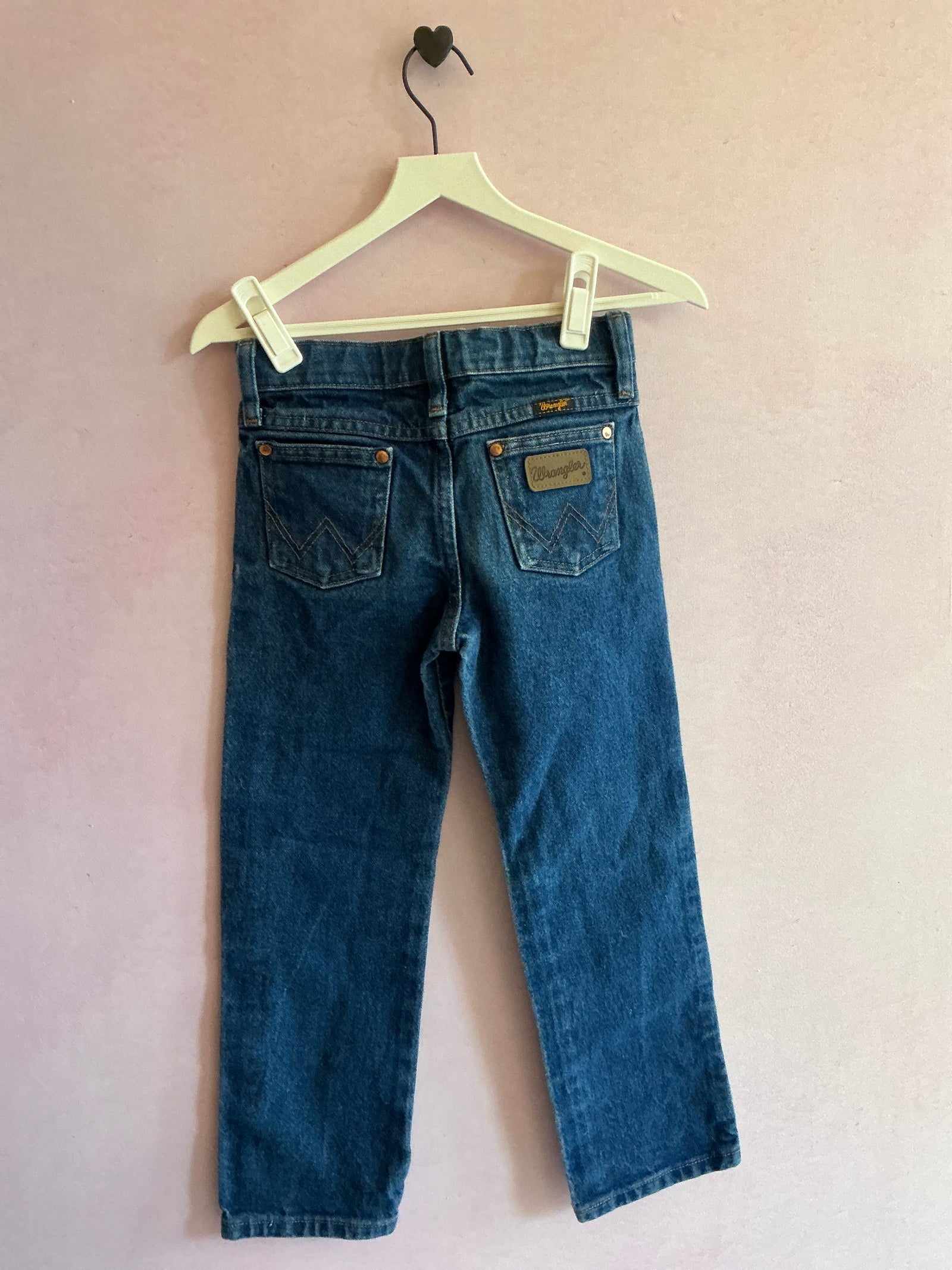 Wrangler Dark Blue Jeans / 7 Slim