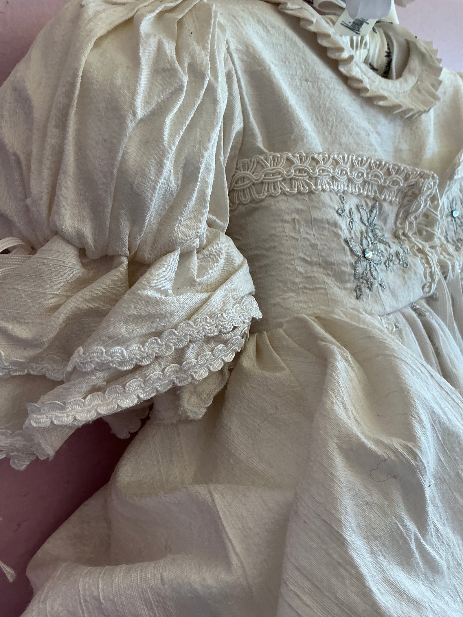 Gabriela's Collections Christening Gown with Bonnet / 
6 months