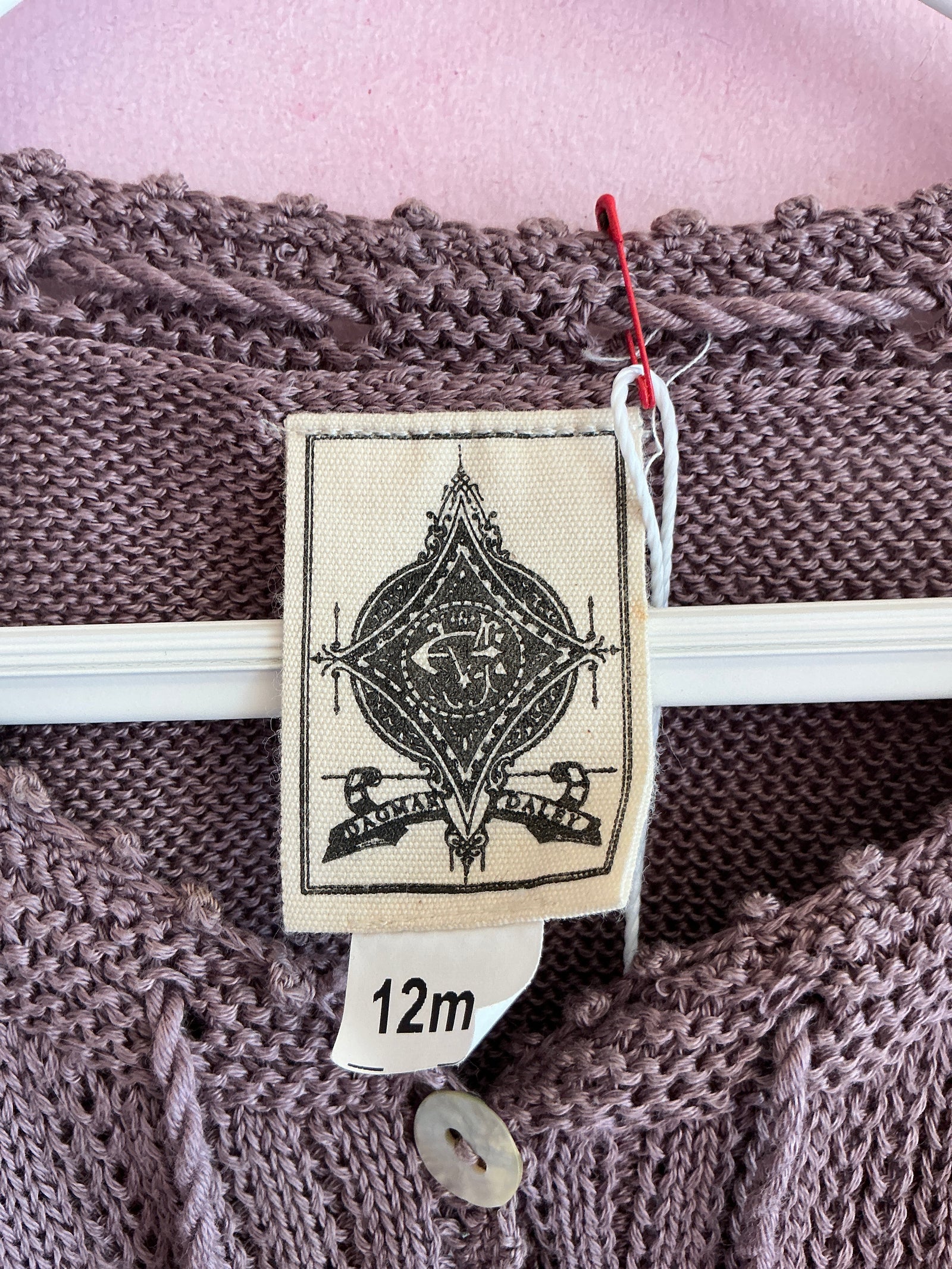 Dagmar Daley Plum Knit Sweater / 12 months