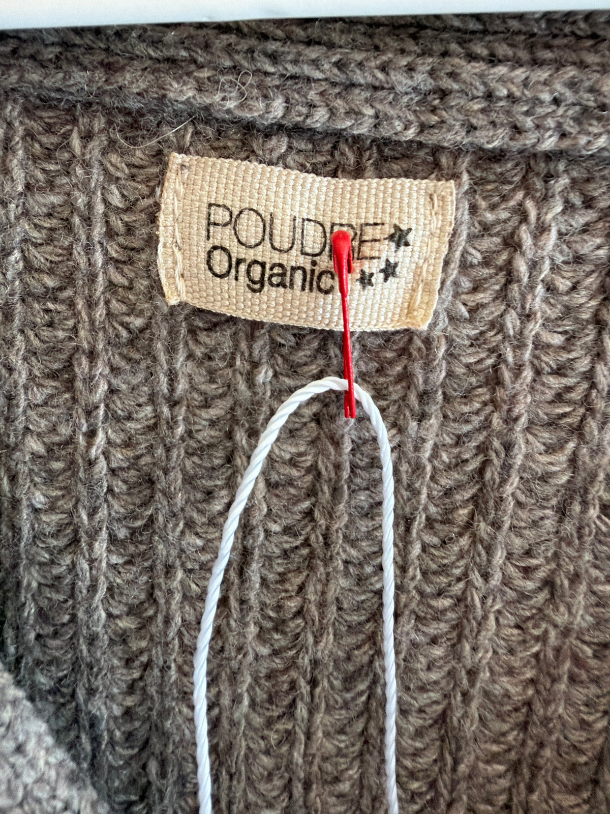 Poudre Organic Gray Chunky Knit Cardigan / 14