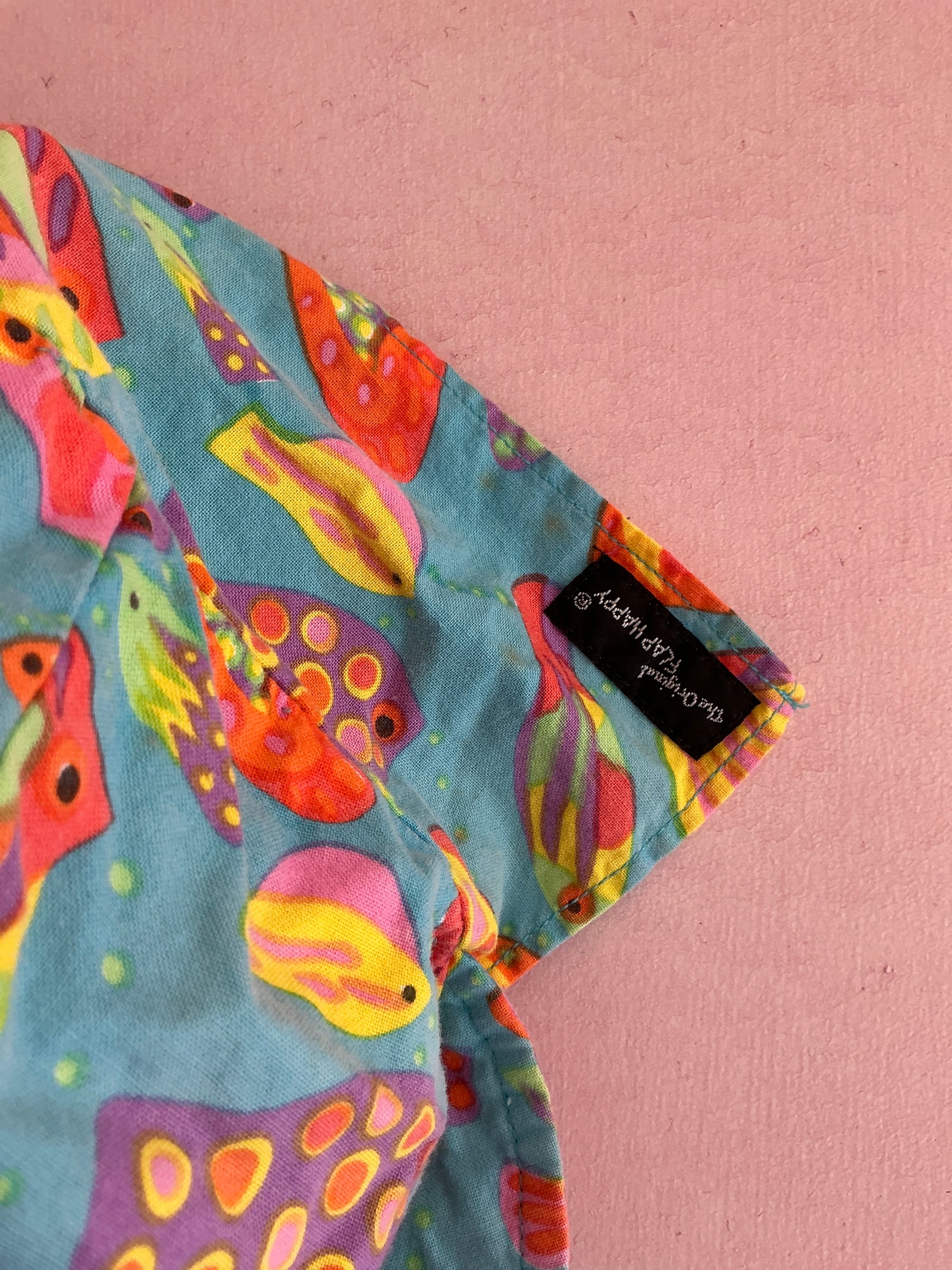 vintage 1987 flap happy Fish hat / 12 months