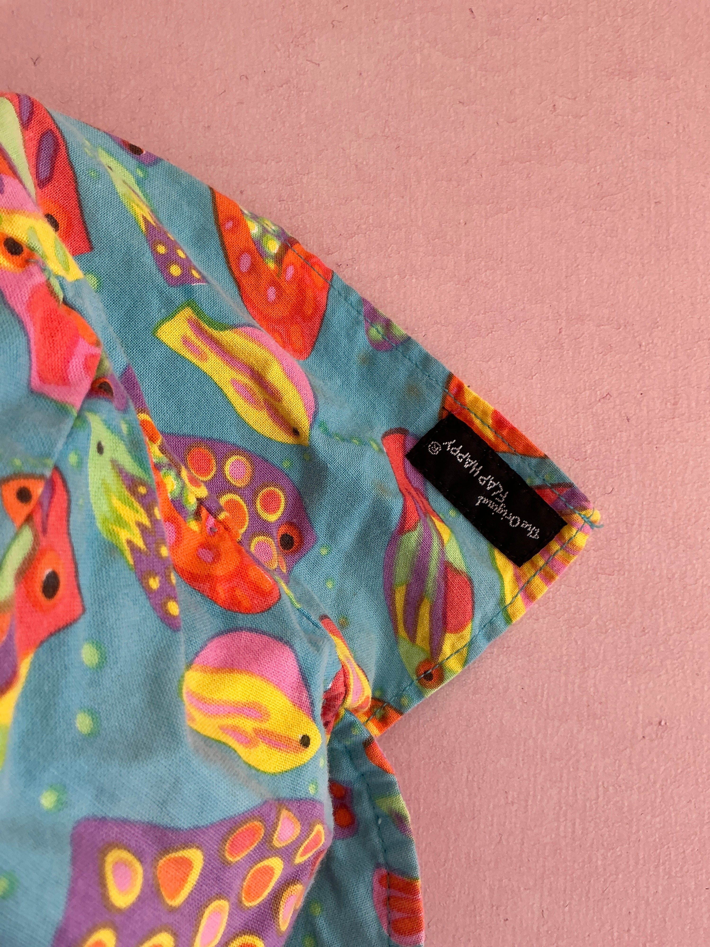 vintage 1987 flap happy Fish hat / 12 months