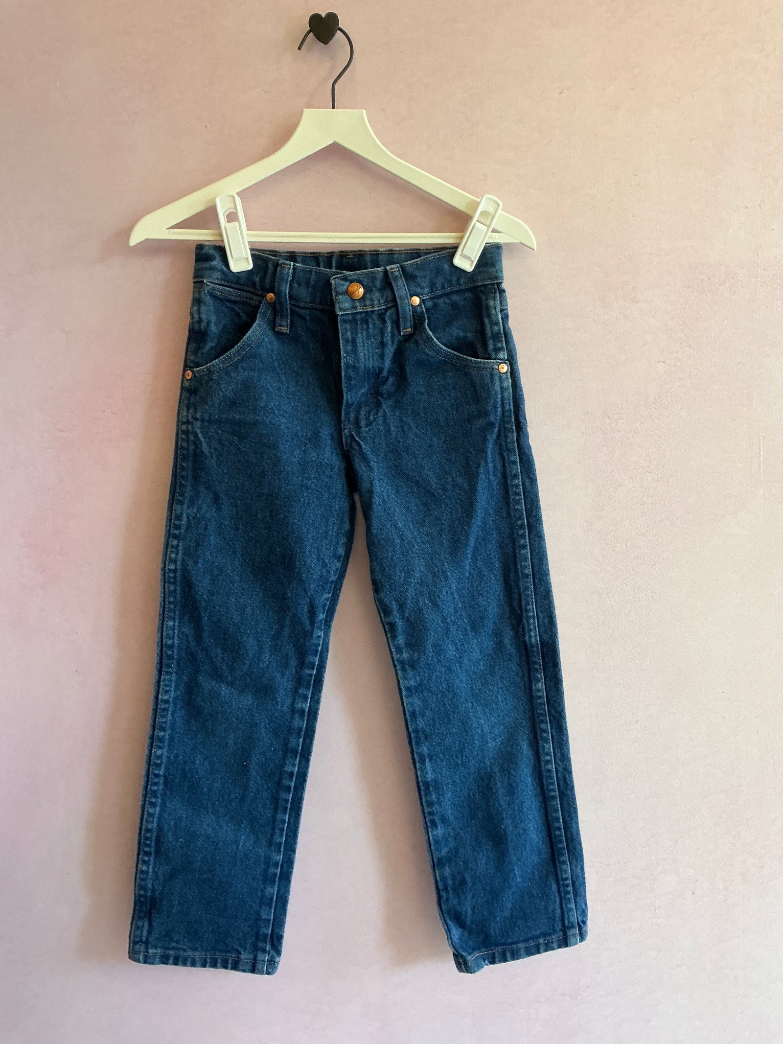 Wrangler Dark Blue Jeans / 7 Slim