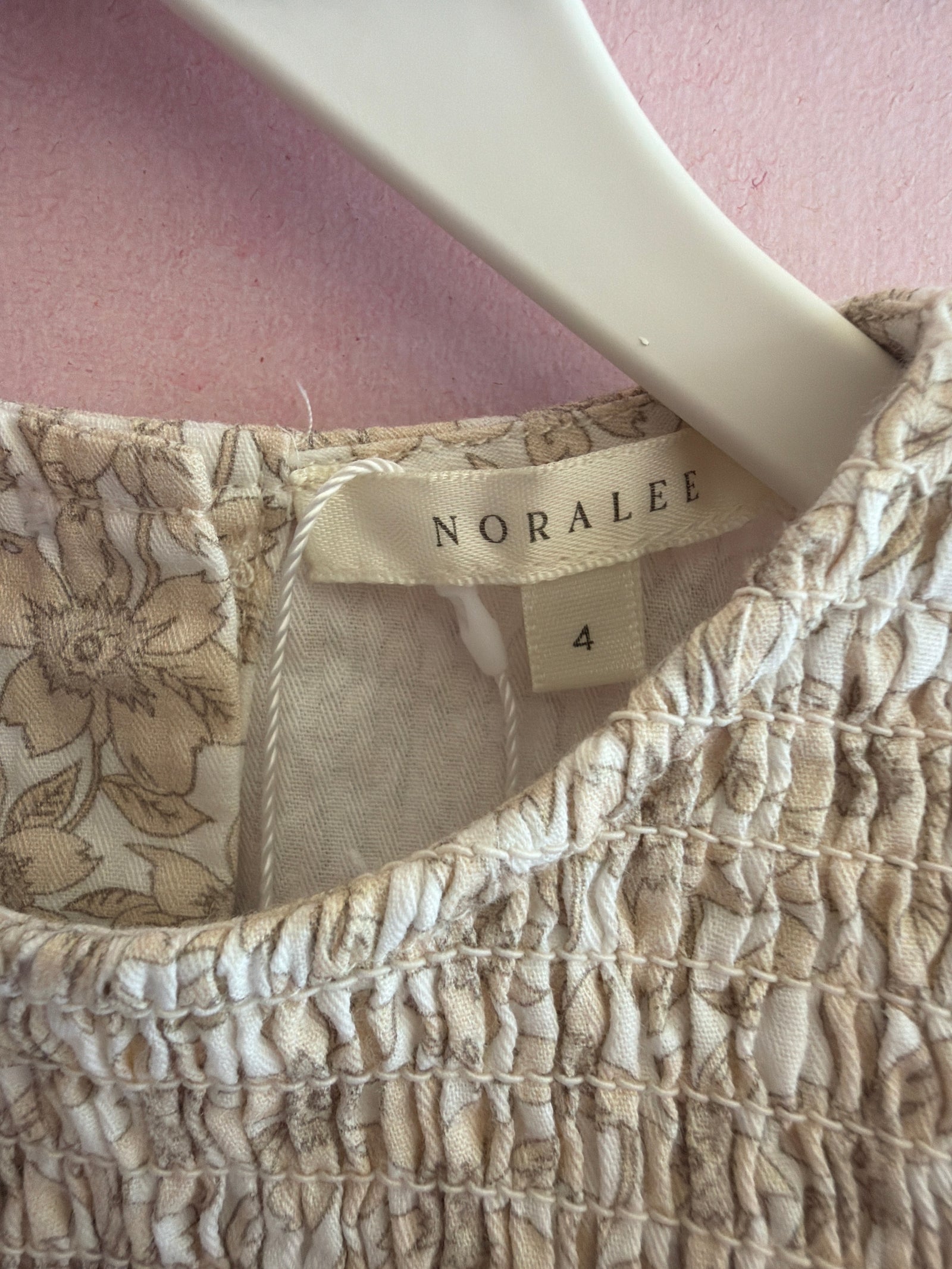 Noralee Girls Floral Smocked Bodice Dress / 4