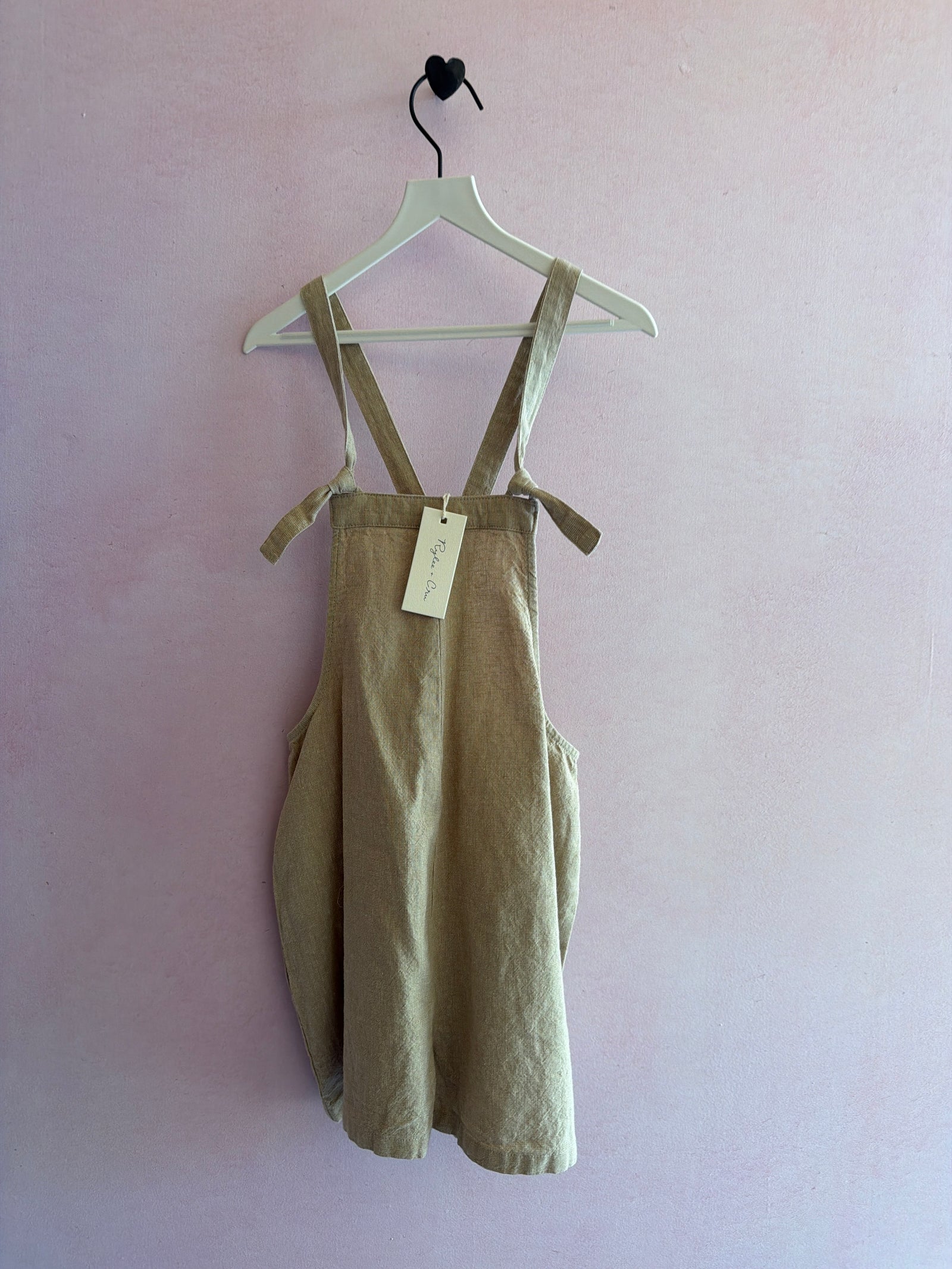 Rylee & Cru Linen Short Romper / 8-9