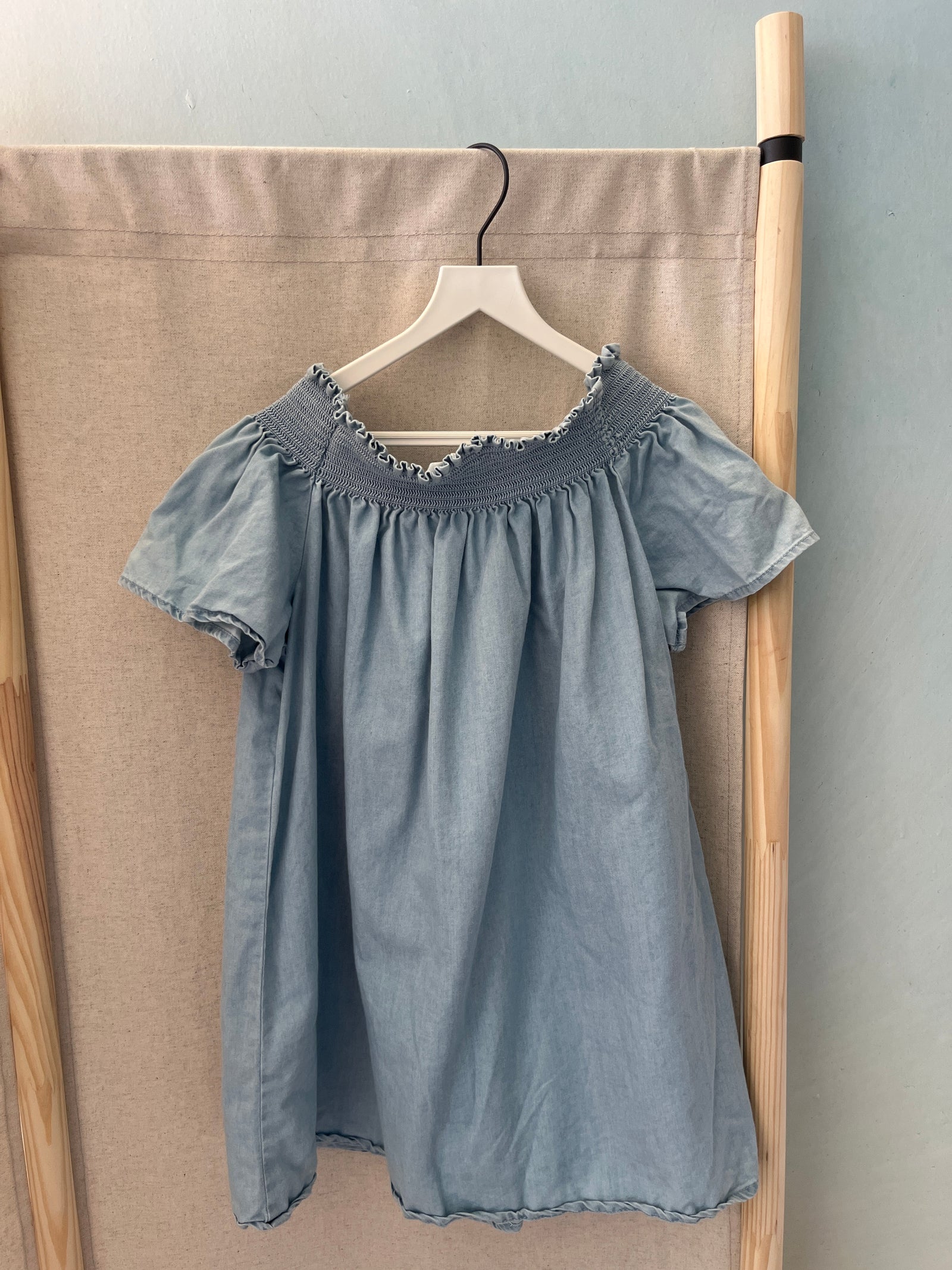 Love Tree Chambray Black Embroidery Tunic / 6