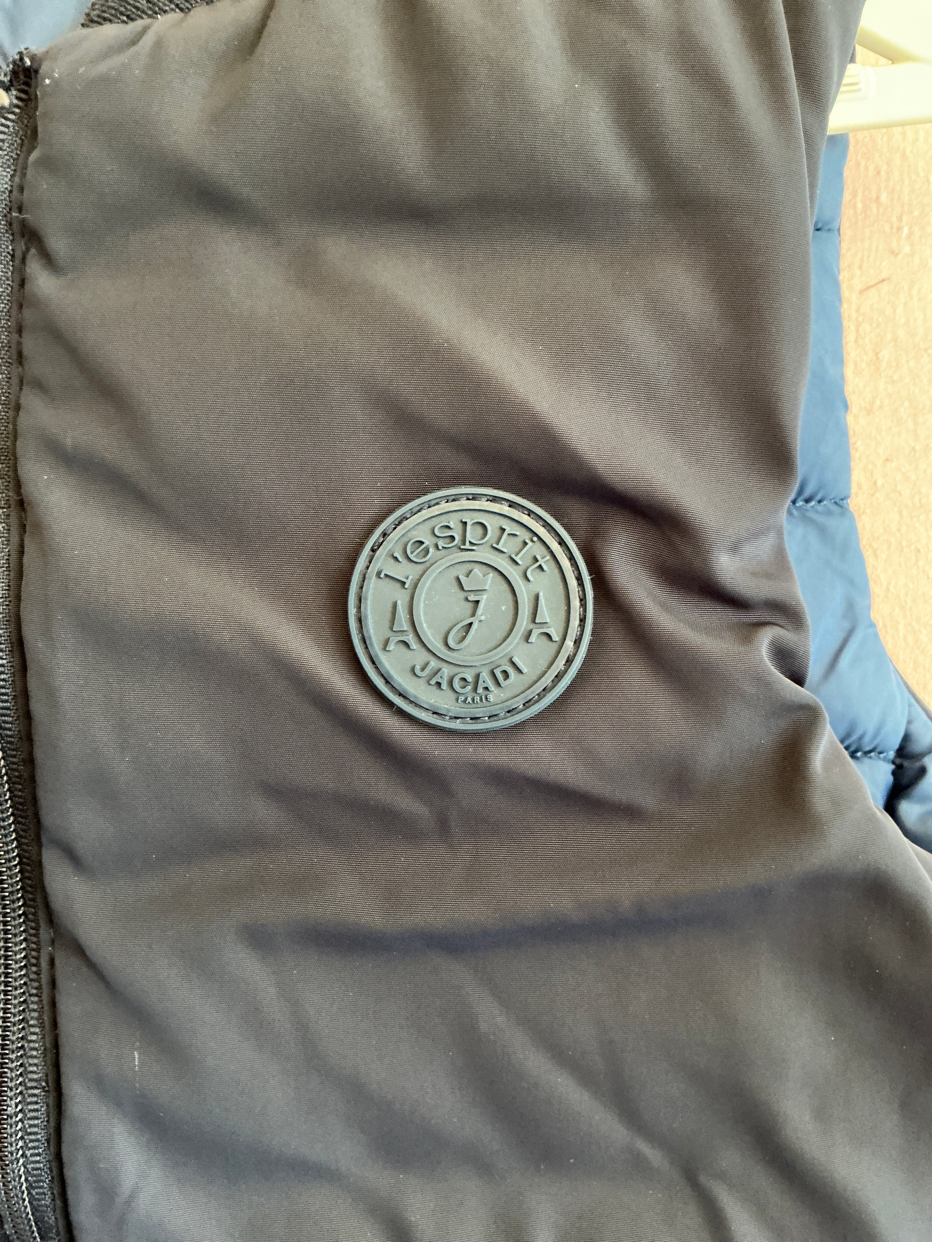jacadi navy puffer vest / 18 months