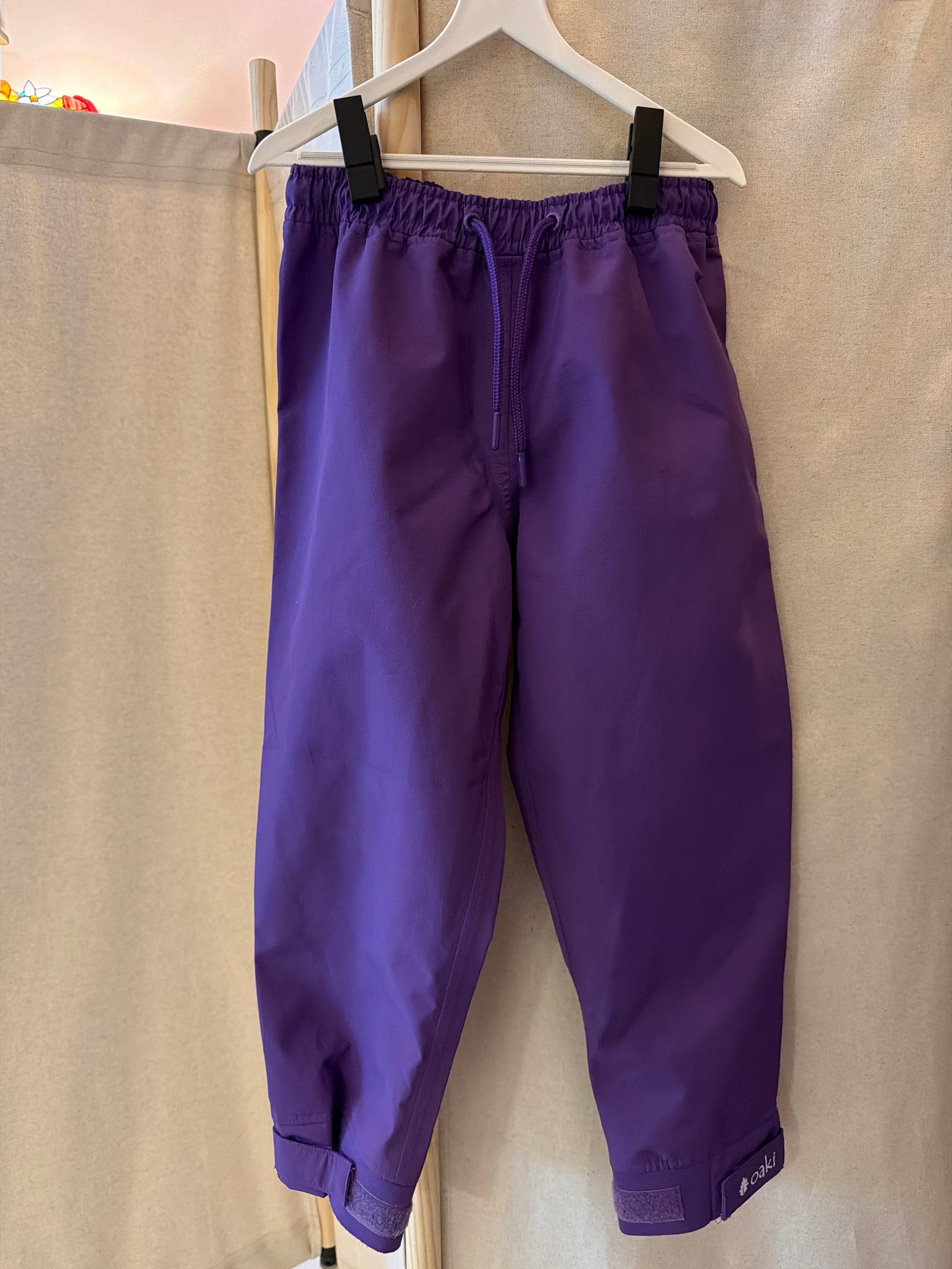 Oaki Purple Trail Rain Pants / 6-7 Years