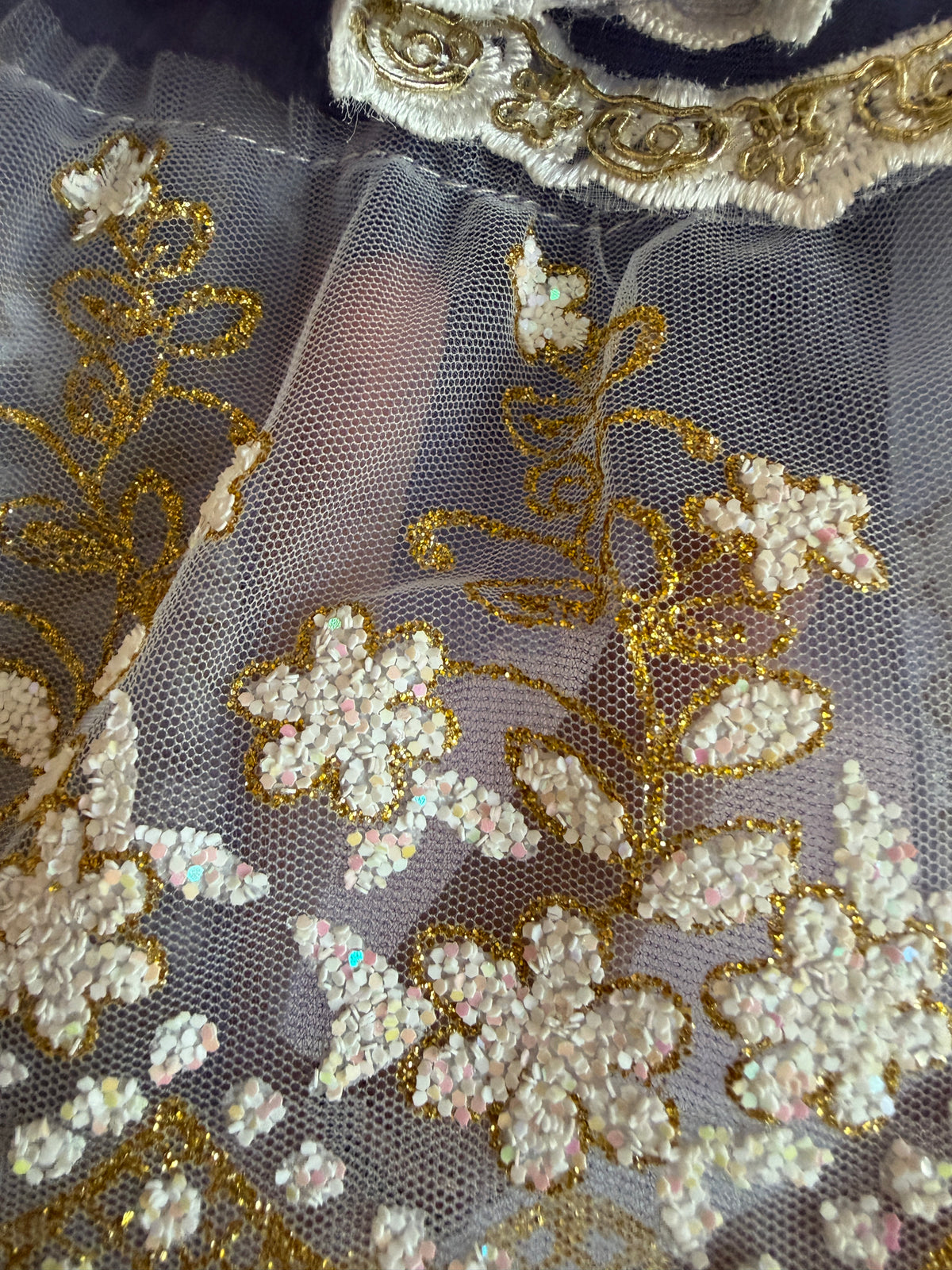 Weissman lavender sparkle costume / 4-6