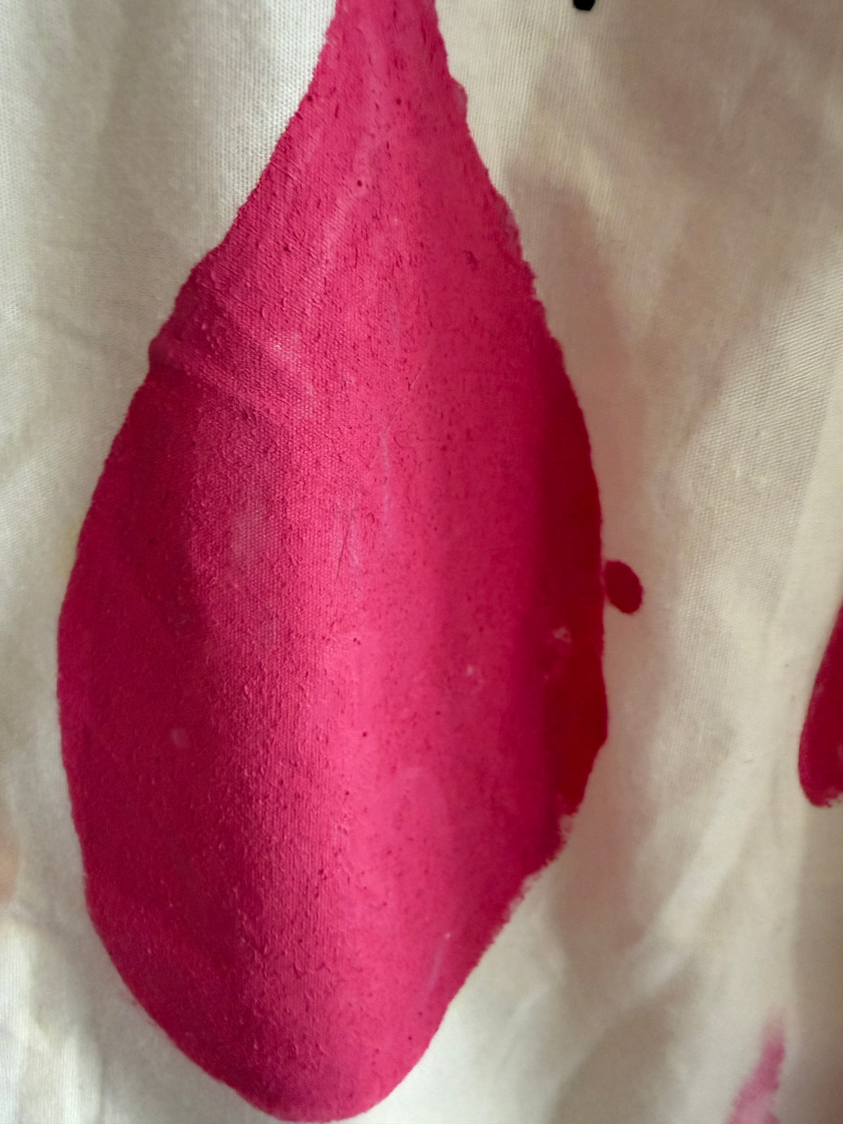 Hand-Painted "Eyelashes & Pink Tears" OFAK Apron Dress