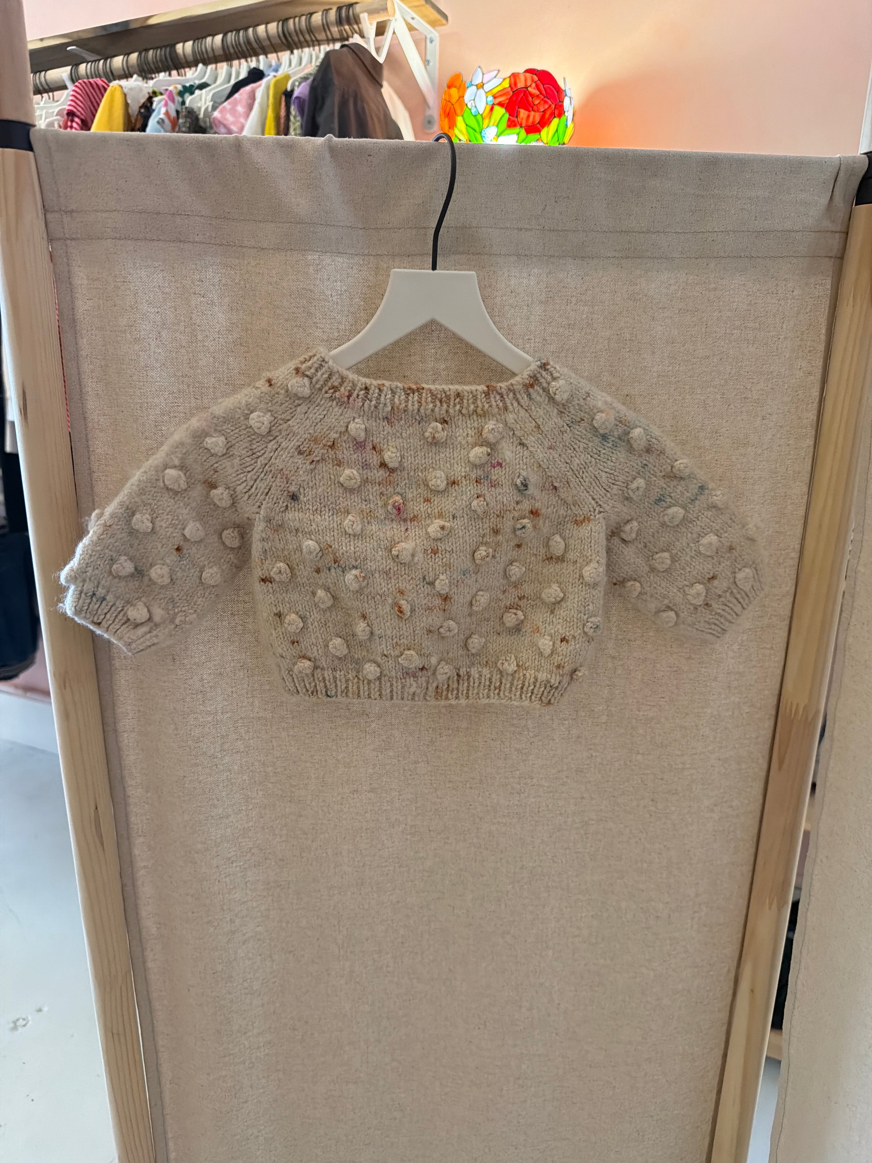 misha & puff popcorn sweater / 0-6 Months