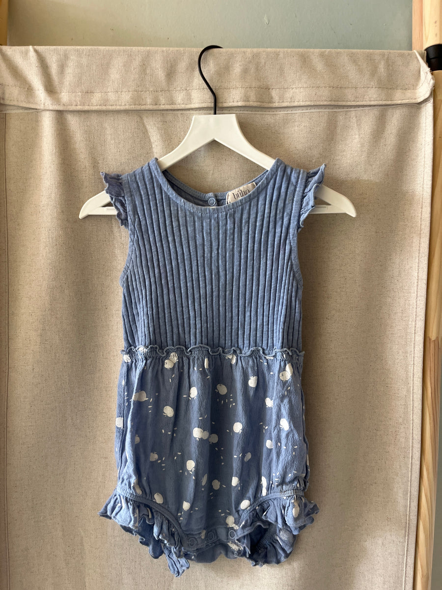 Buho Organic Cotton Apple Romper / 12 months