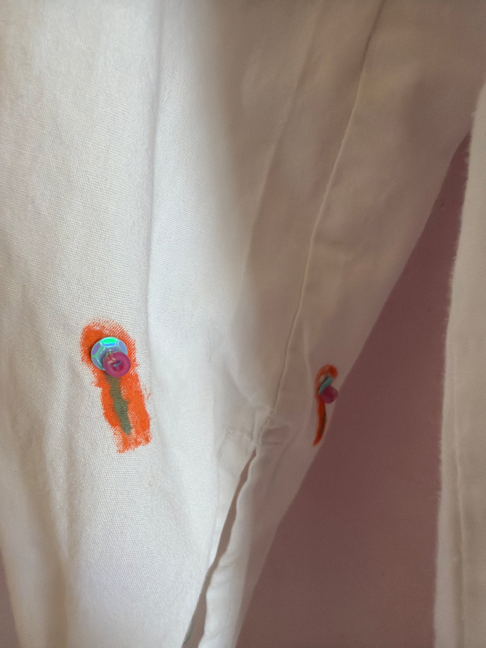 Courtney Knight Beaded Ice Cream Adorned Shirt / 8-10